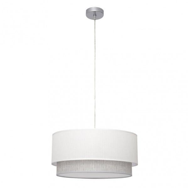 Zarivy Ciondolo Kenya 3xE27 Bianco e Grigio 50x50cm