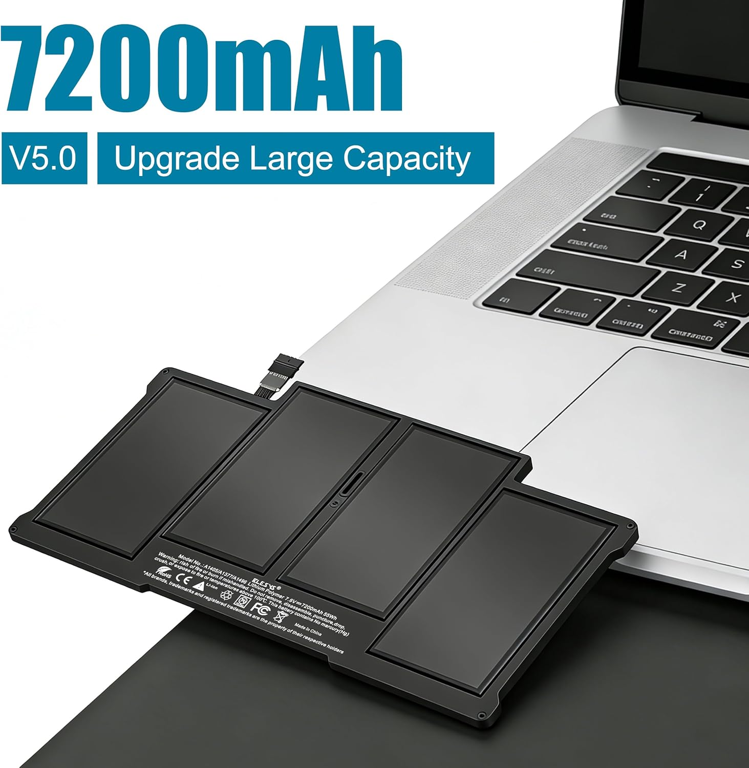 Blesys A1496 Batteria A1466 per MacBook Air 13 pollici - immagine 2