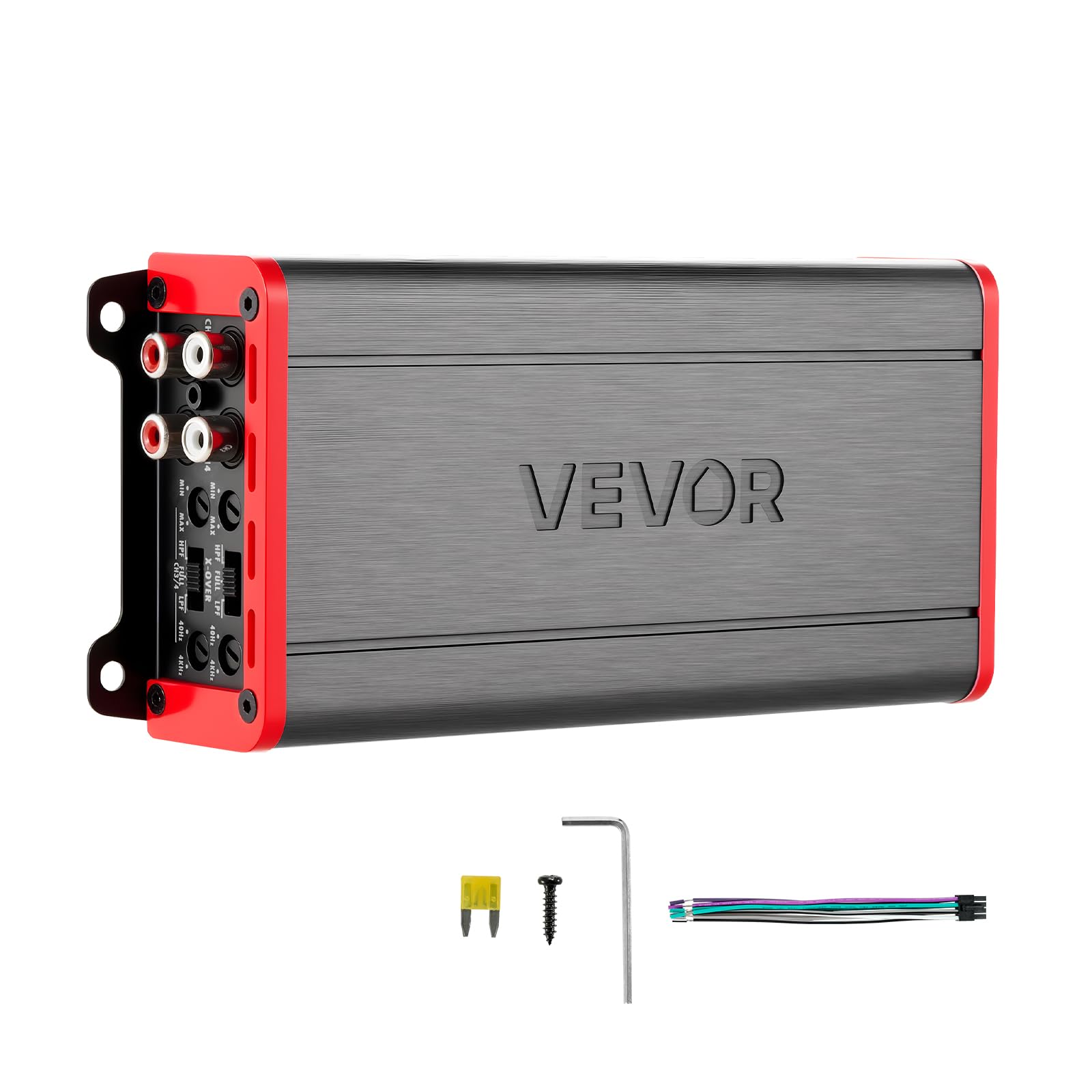 VEVOR Amplificatore Audio Auto 4 Canali Classe D