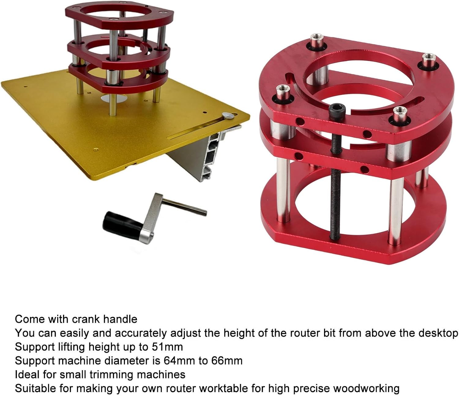 Sollevamento Router Professionale Piattaforma 4 Ganasce - immagine 3