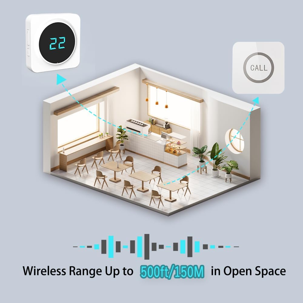 Alibell Sistema di Chiamata Wireless per Ristoranti - immagine 5