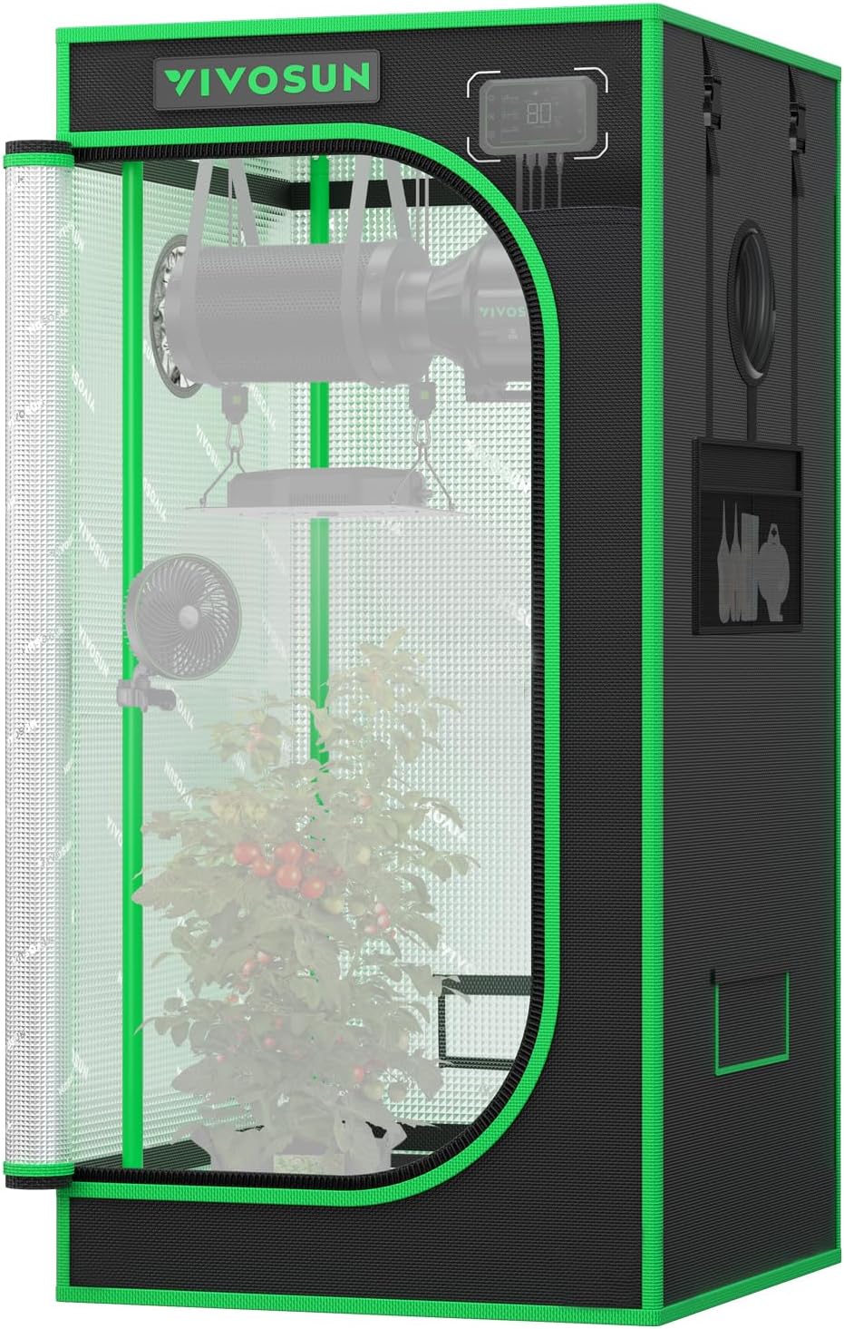 Vivosun P224 PRO Grow Tent 24"×24"×48" - immagine 1