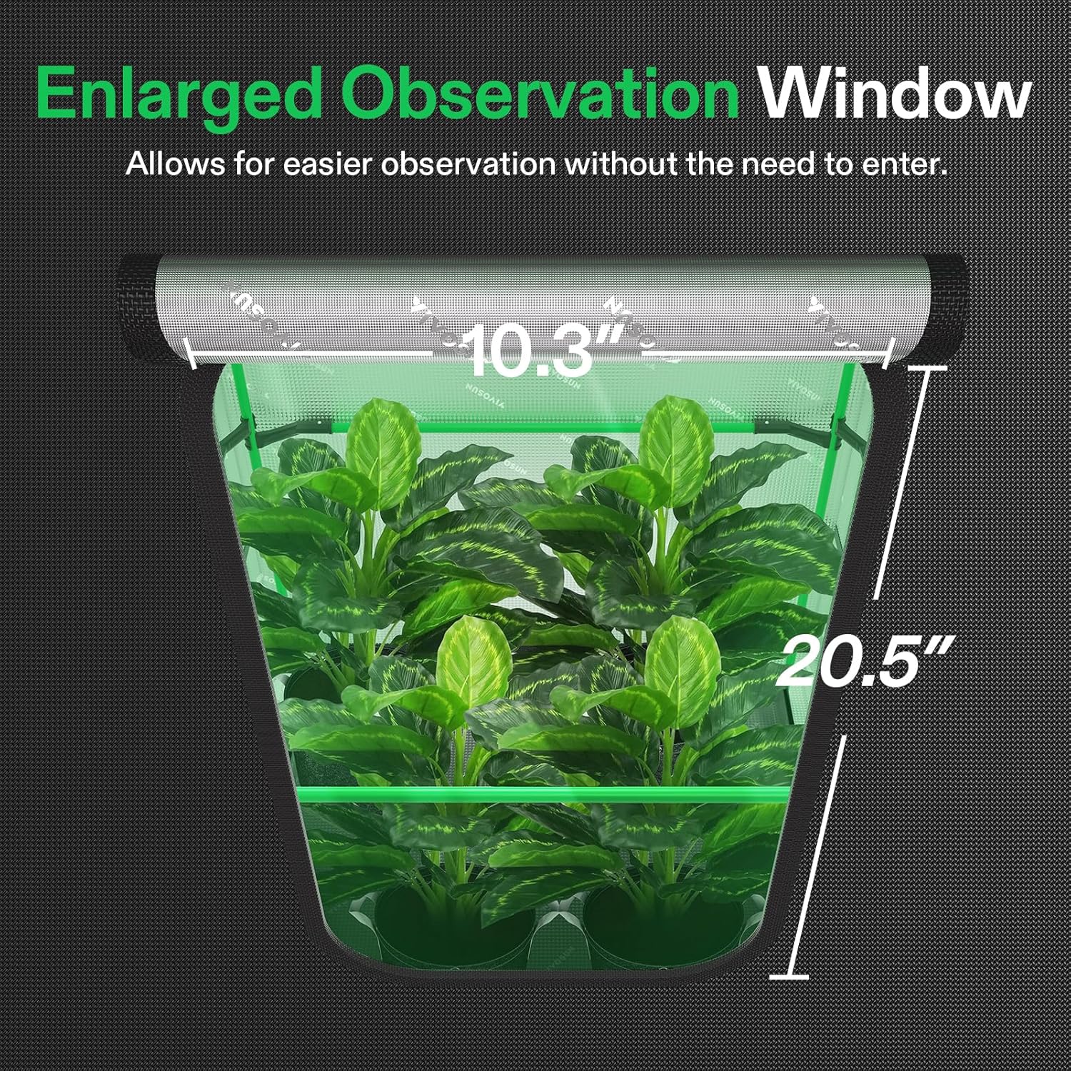 Vivosun P224 PRO Grow Tent 24"×24"×48" - immagine 3