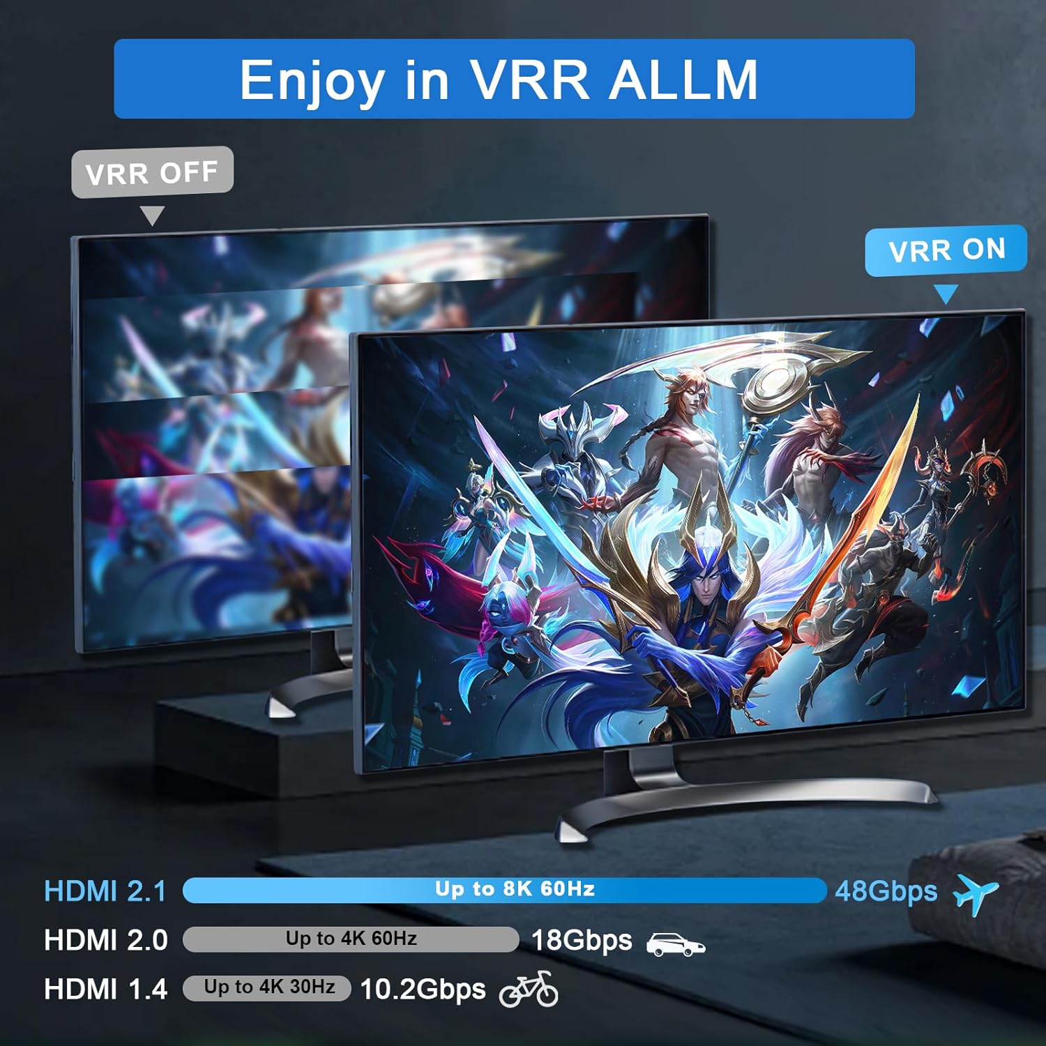 Splitter HDMI 2.1 1X4 con Audio Extractor - immagine 4