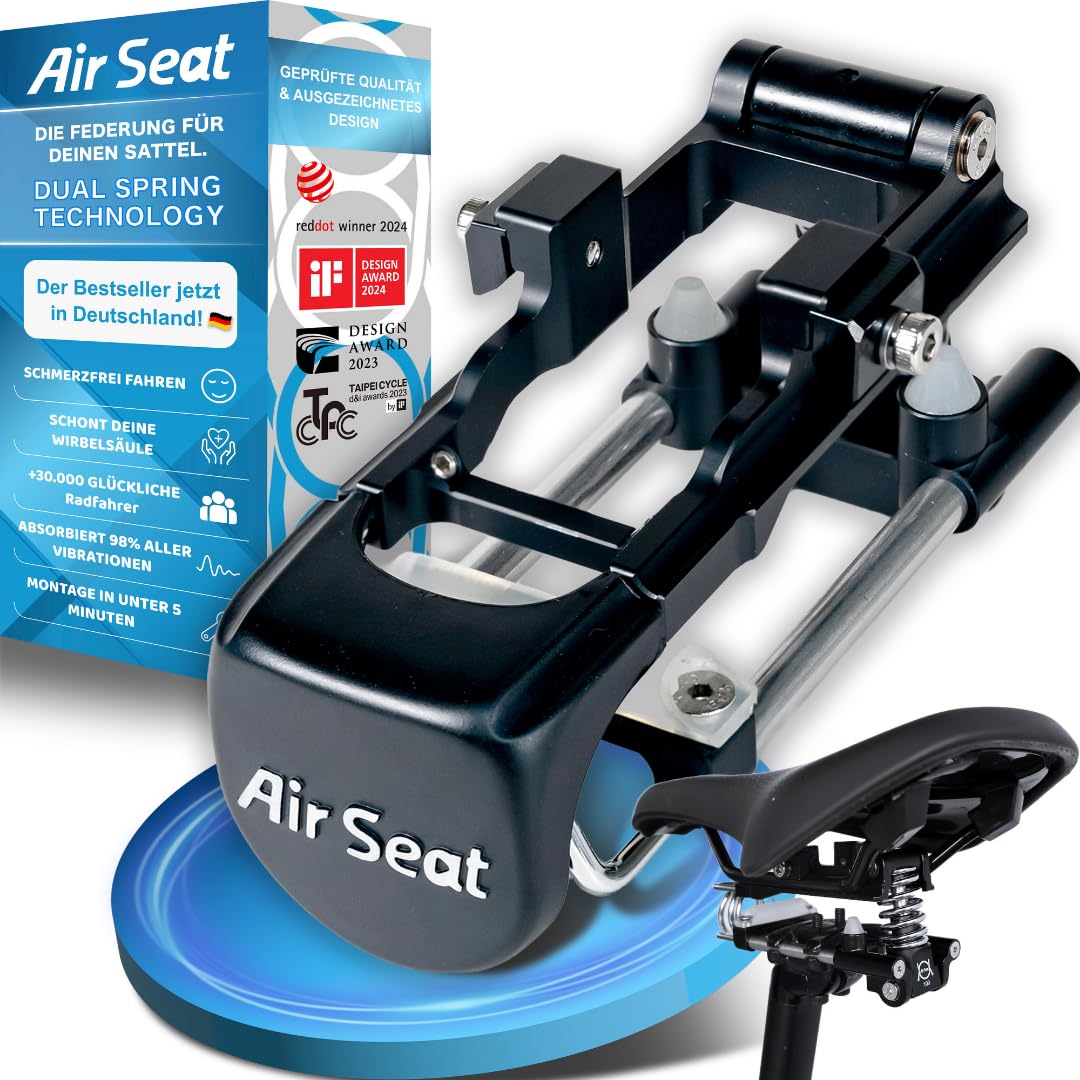 Sella per Bicicletta Ammortizzata con Sospensione