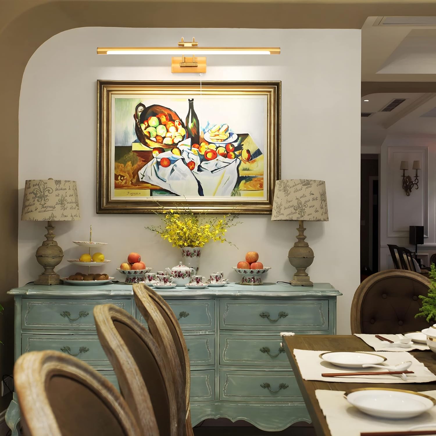 Mantolite LED Lampada da Parete per Quadri 12W, Ottone 60CM - immagine 9