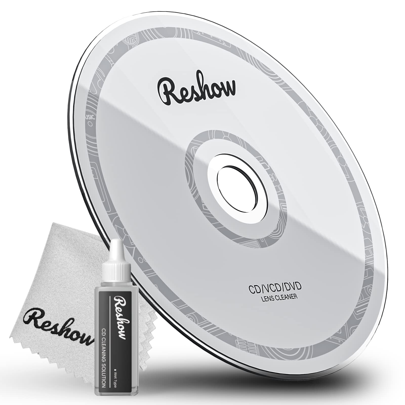 Kit Pulizia Lenti Laser Reshow per DVD CD
