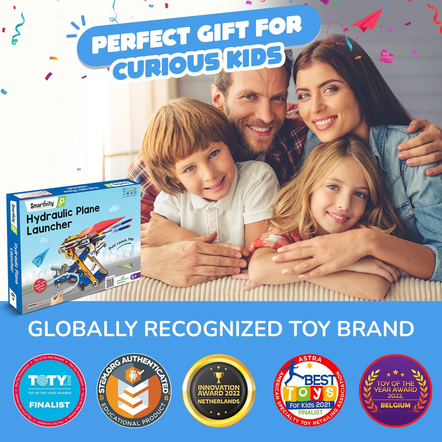 SNUNGPHIR Smartivity Hydraulic Plane Launcher for 6+ Years Boys And ...