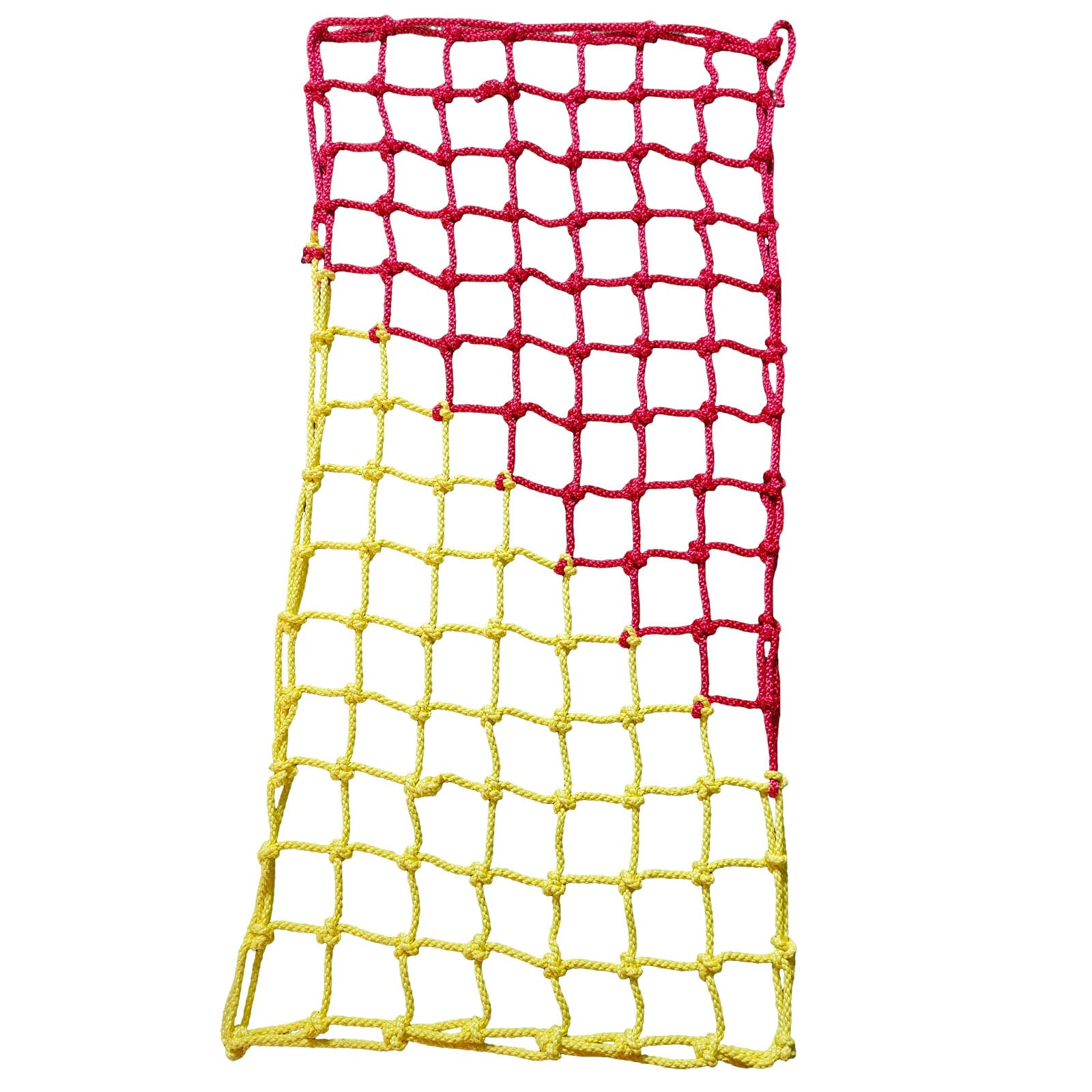 Rete da Arrampicata per Bambini 12mm/12cm, Rosso/Giallo