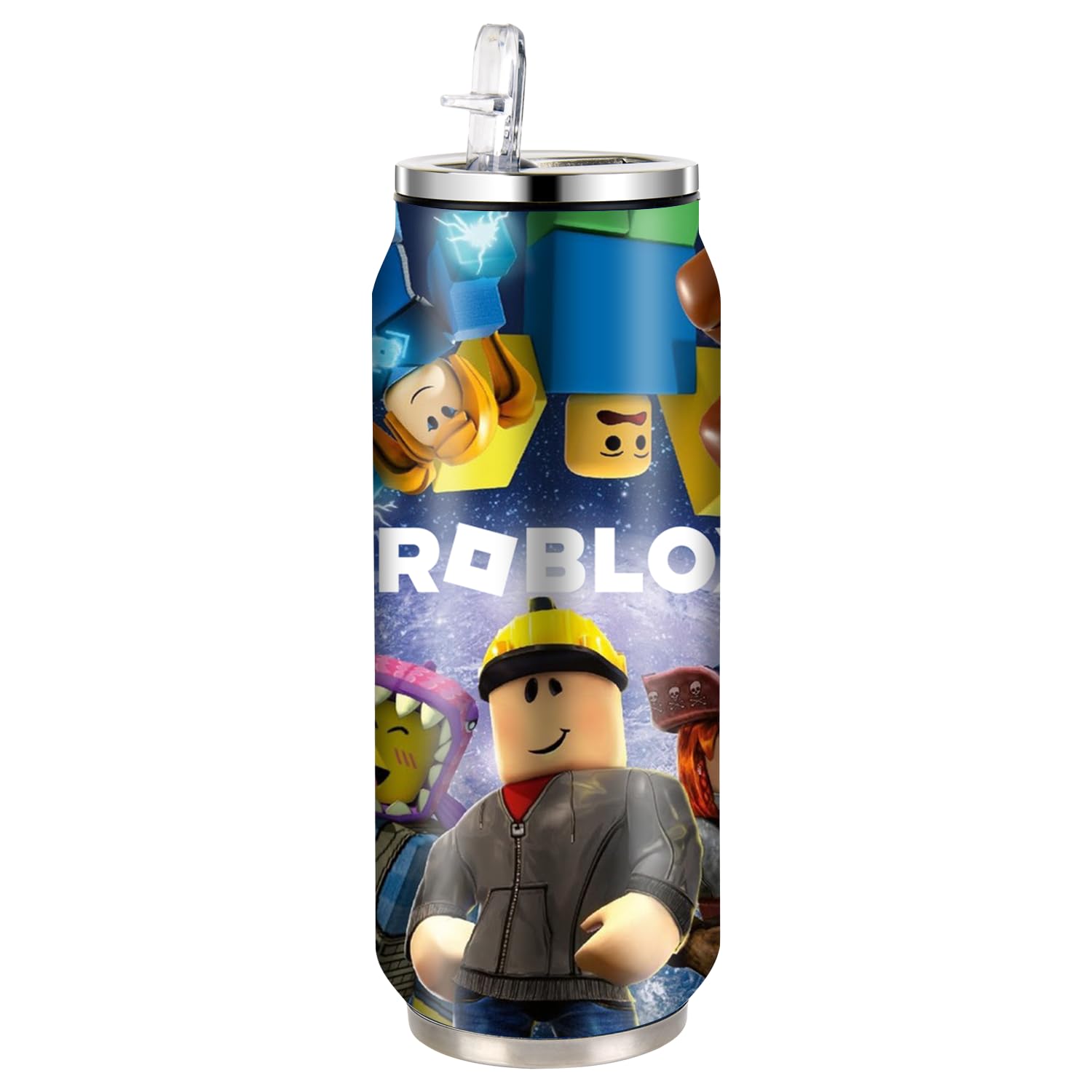Majeqzgy Roblox Bottiglia Acqua Acciaio Inox 500ml