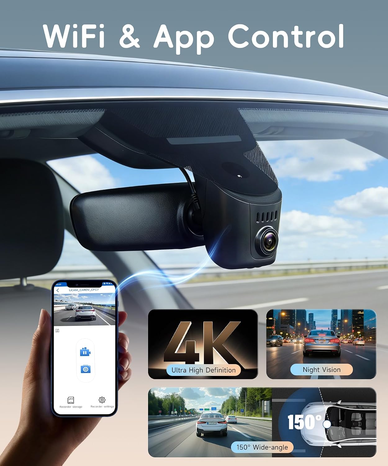 Auto Dashcam per Audi A4, A6, Allroad, A3, A5, Q5, S4, S6, Q7, A8, S8 ...