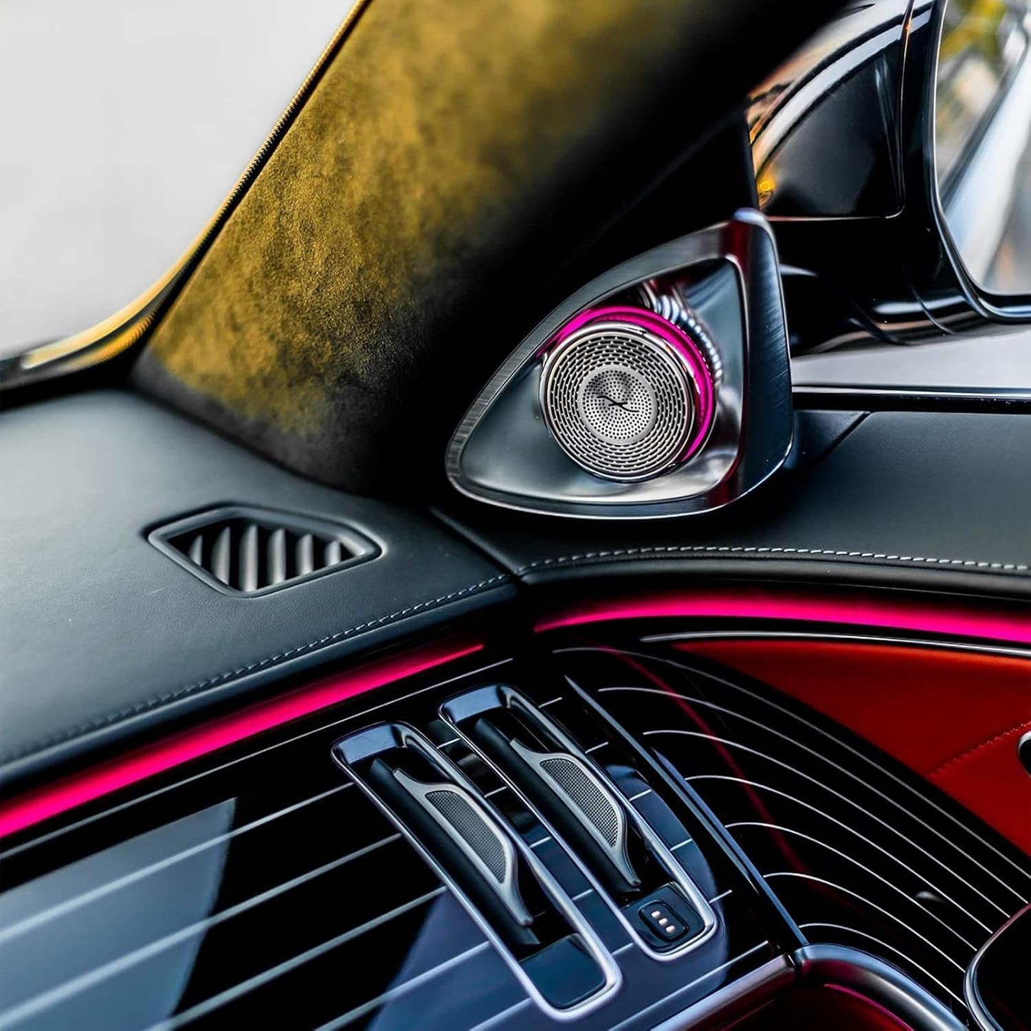 Tweeter Audio Rotante 4D per Auto con LED - immagine 4