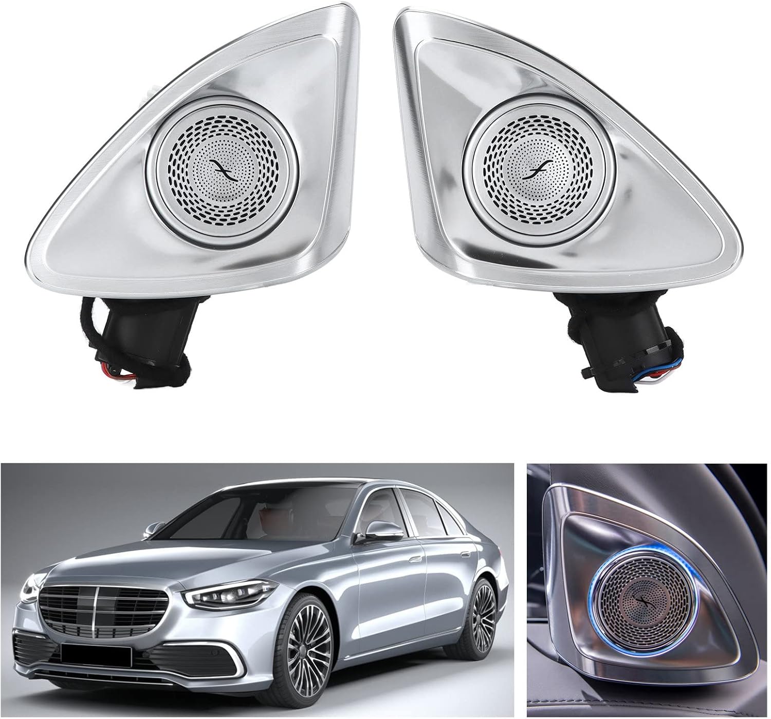 Tweeter Audio Rotante 4D per Auto con LED - immagine 5