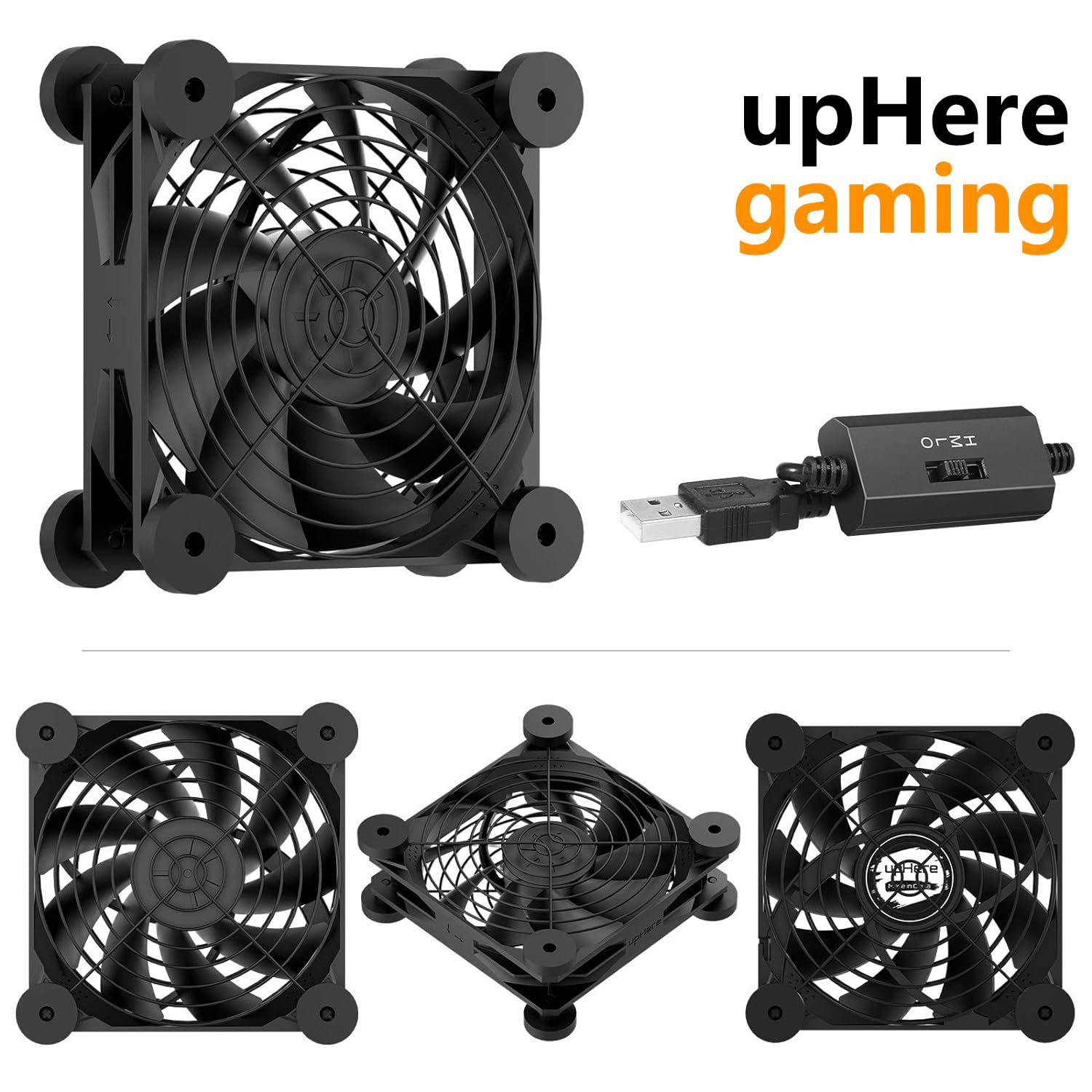 Uphere Ventola USB 120mm per Raffreddamento PC - immagine 2