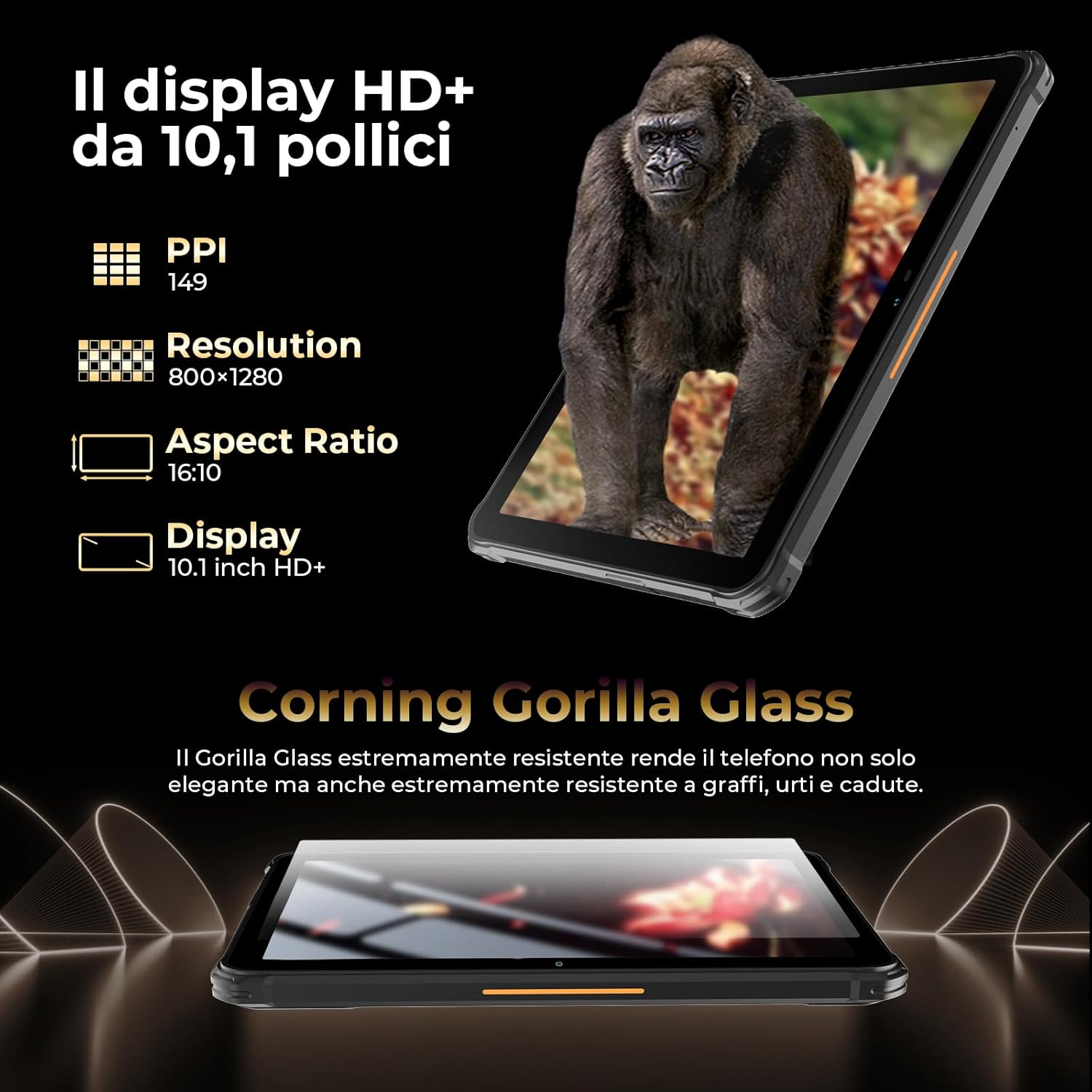 Hotwav R7 Rugged Tablet 10.1" Android 13 - immagine 2