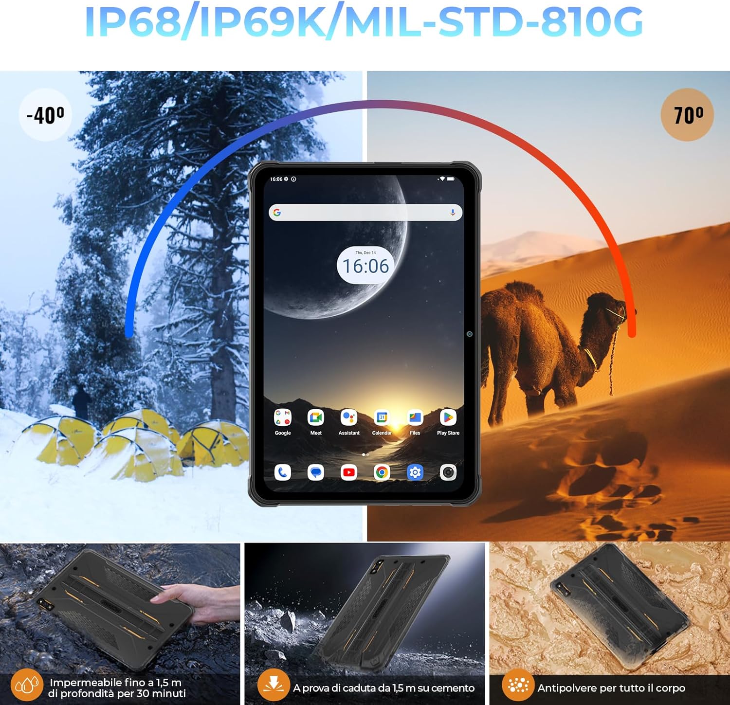 Hotwav R7 Rugged Tablet 10.1" Android 13 - immagine 7