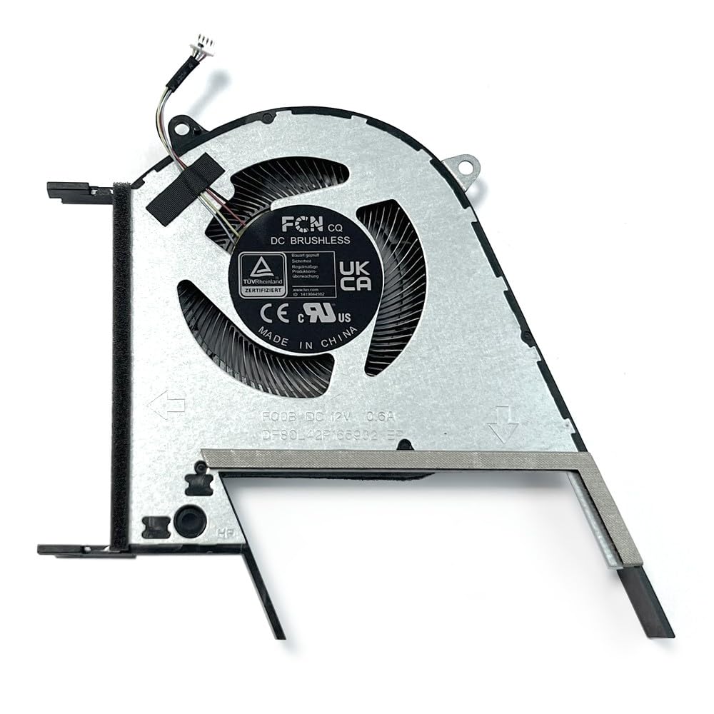 ZAHARA Ventola CPU 12V 0.6A per ASUS Zenbook Pro 14 OLED