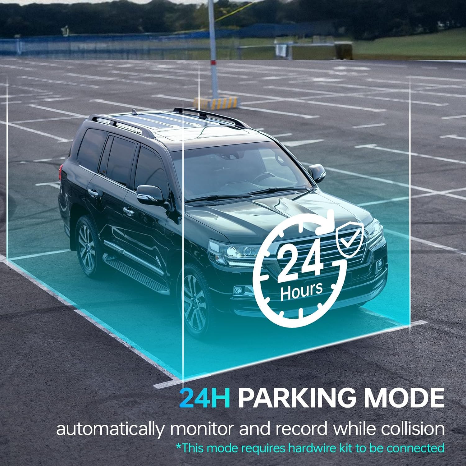 Dash Camera 2.5K QHD 3.39 IPS per fotocamera anteriore e posteriore (black) - immagine 4