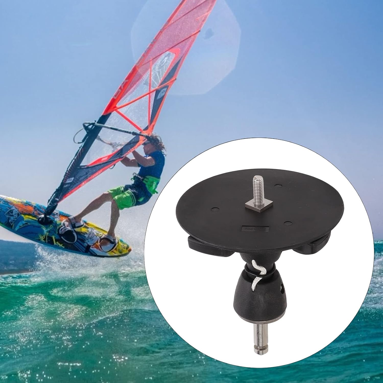 FOLOSAFENAR Base per Albero da Windsurf Universale Nera - immagine 2