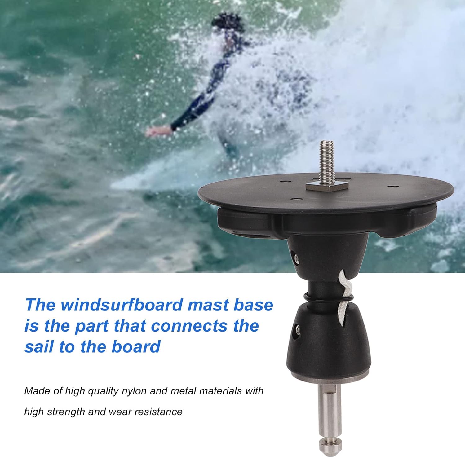 FOLOSAFENAR Base per Albero da Windsurf Universale Nera - immagine 7