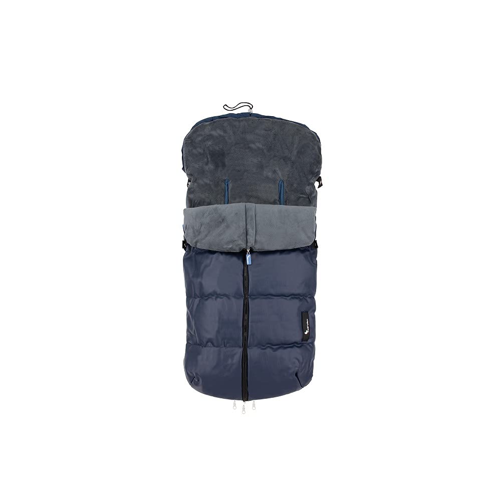 Interbaby Sacco Termico Passeggino Universale- Liso Polipiel blu navy