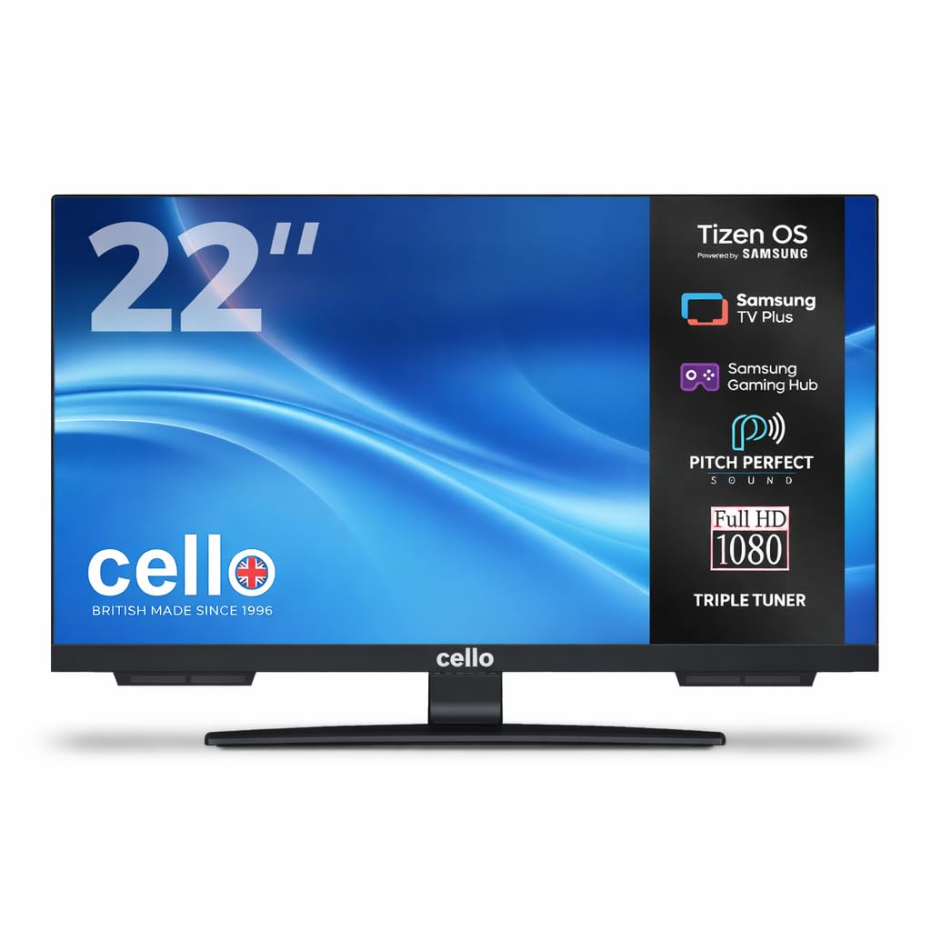 Cello C2226TZH - Smart TV LED 22" Tizen OS, Senza Cornice