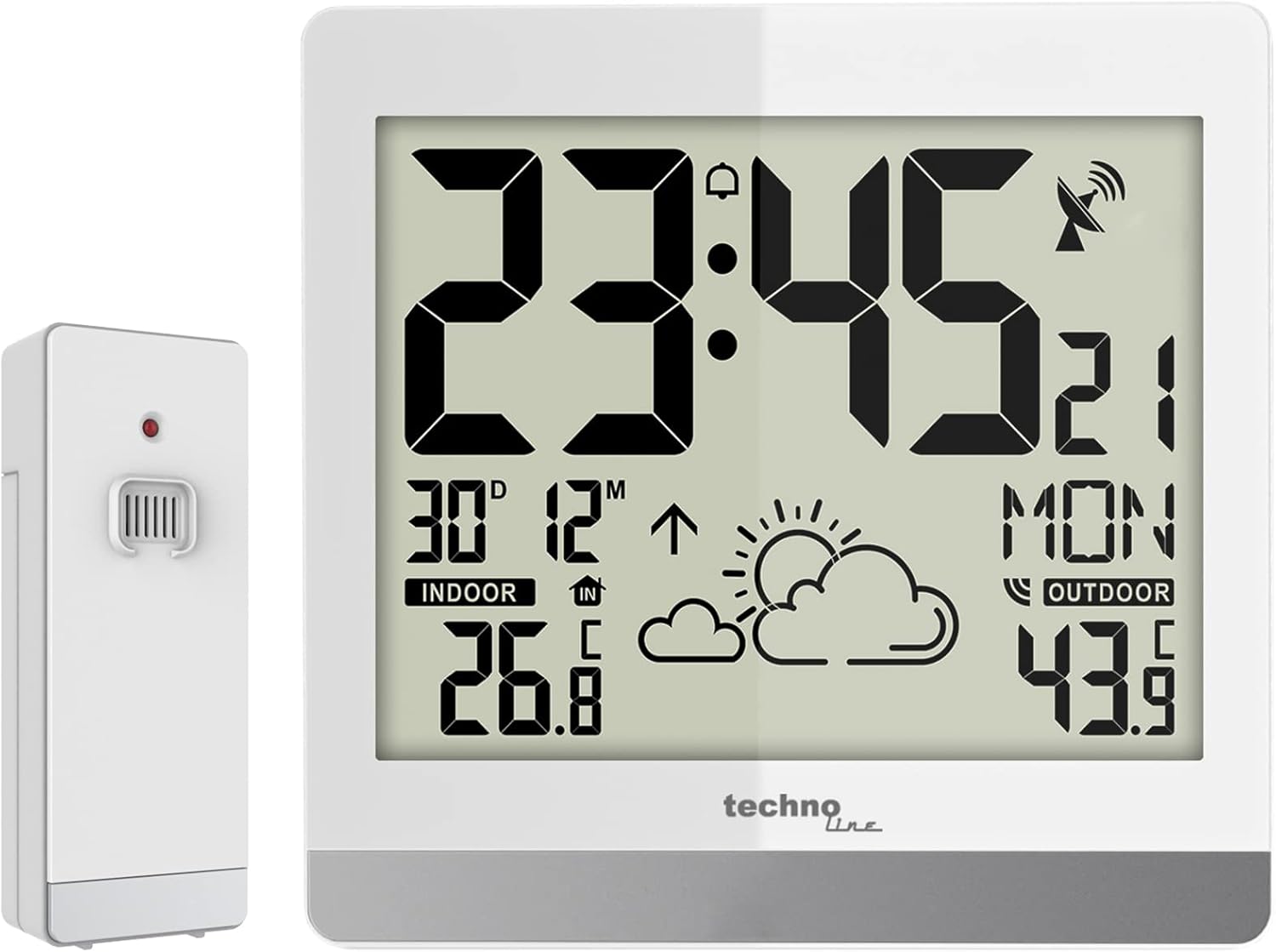 Technoline WS8119 - Orologio da Parete Digitale Wireless - immagine 1
