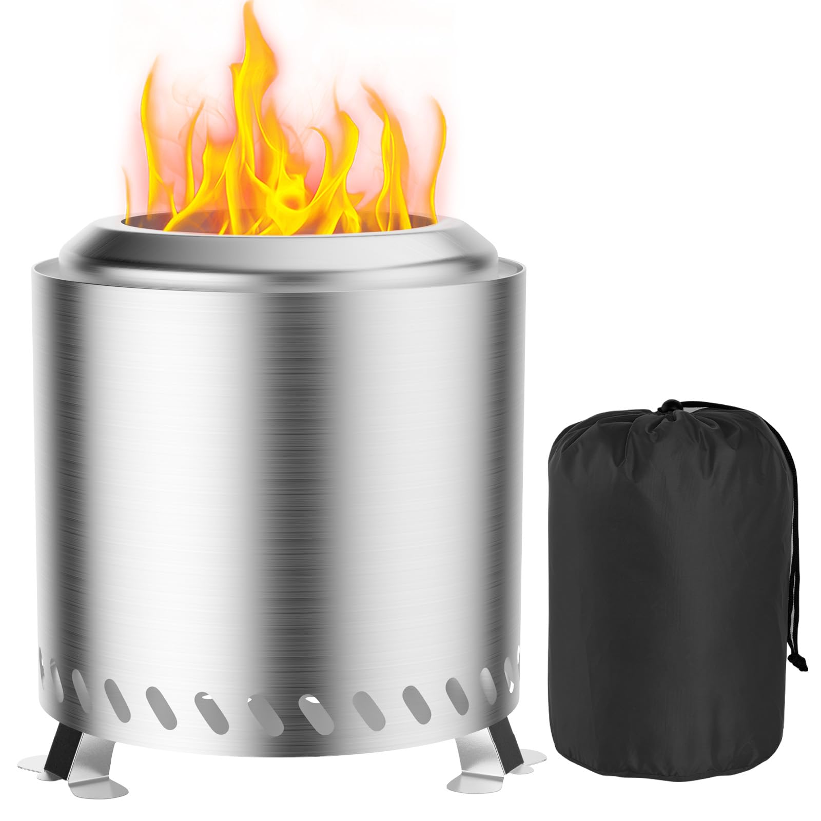 Fillis Braciere da Esterno 22x22x26cm in Acciaio Inox