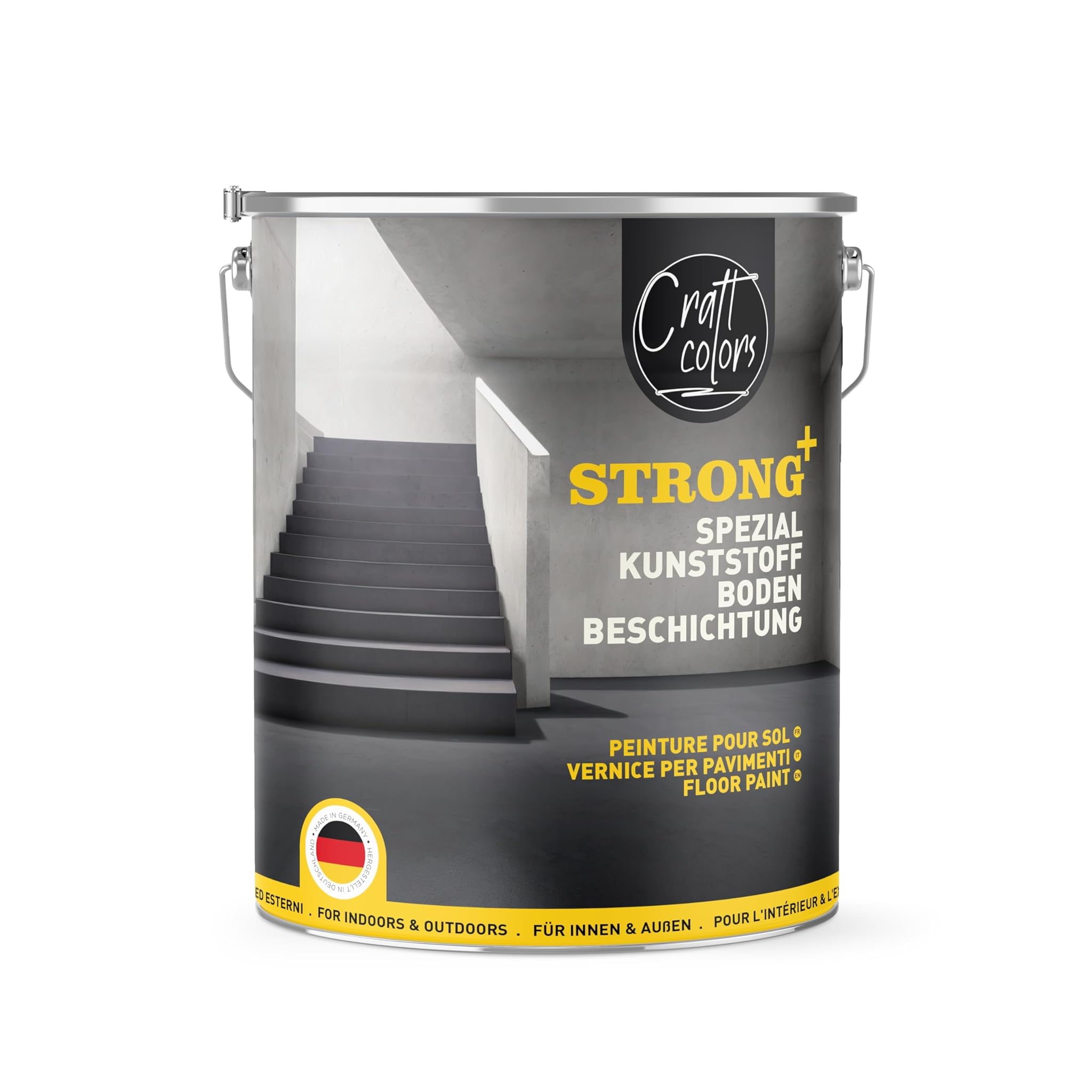 Craft Colors STRONG+ - Rivestimento Pavimenti 5l Antracite