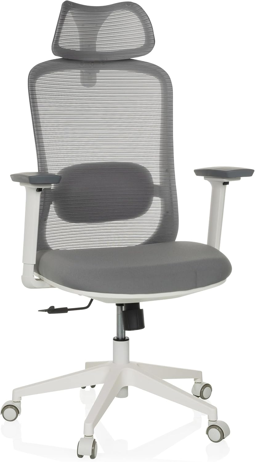 MIKEO G Sedia Ergonomica Ufficio Girevole, Grigio - immagine 1