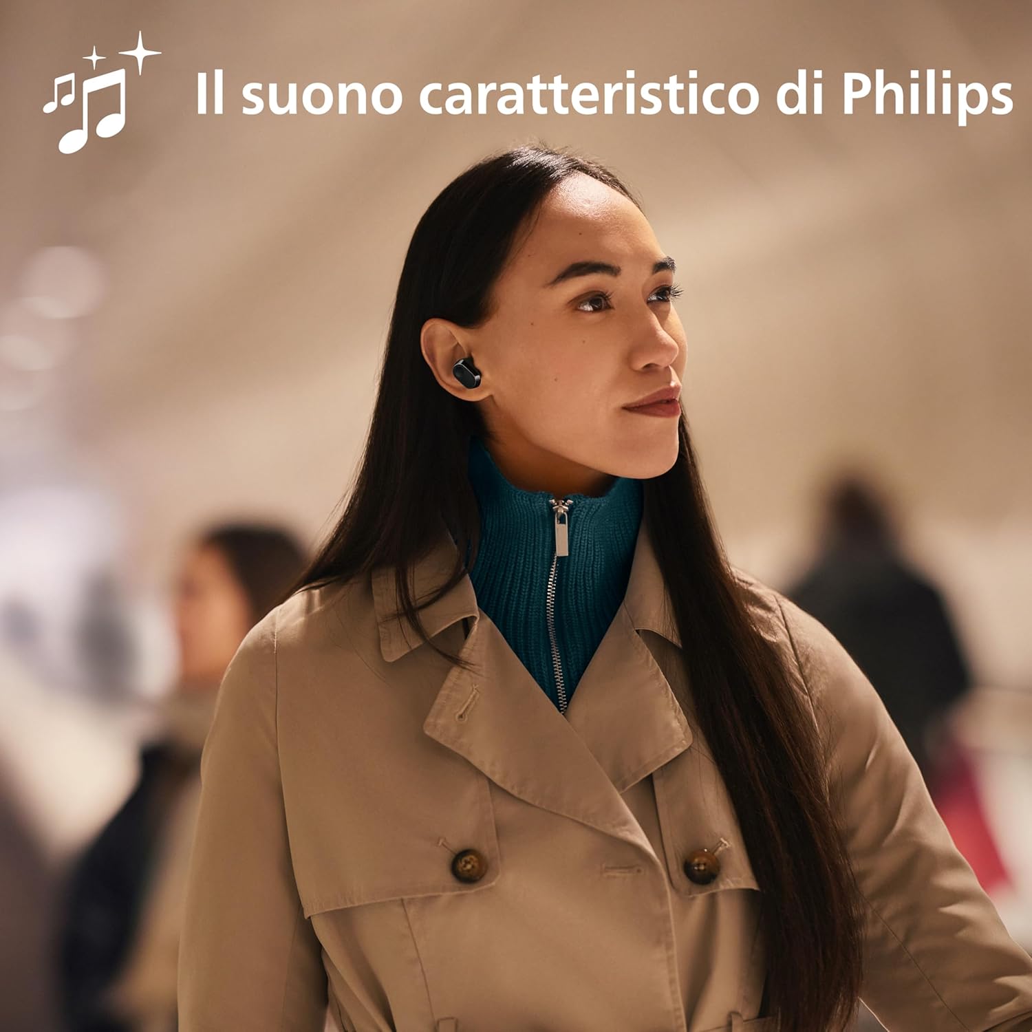 Philips Fidelio T2 Cuffie Bluetooth True Wireless, Nero - immagine 2