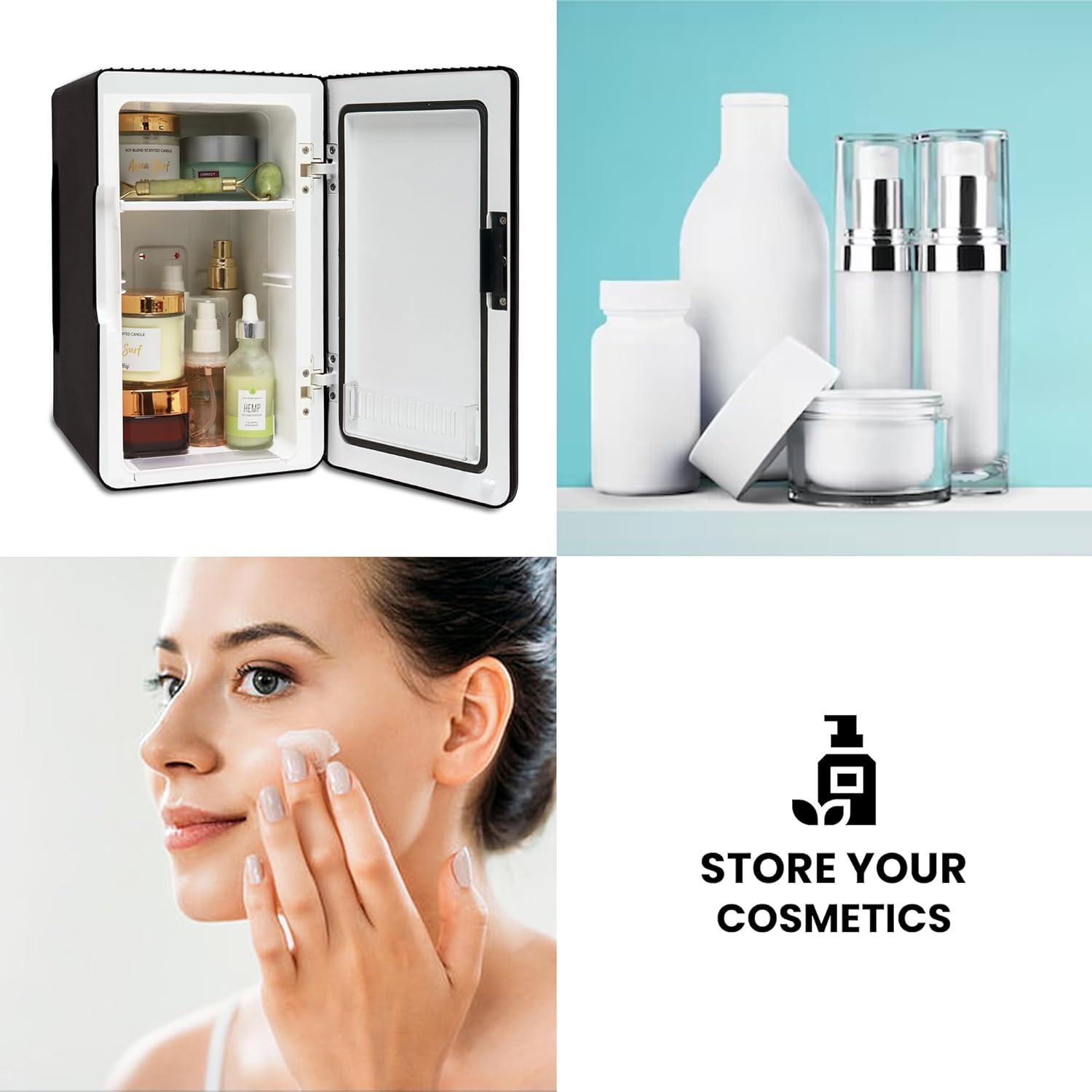 Koolatron Retro Mini Frigo da Camera 6L, Nero - immagine 5