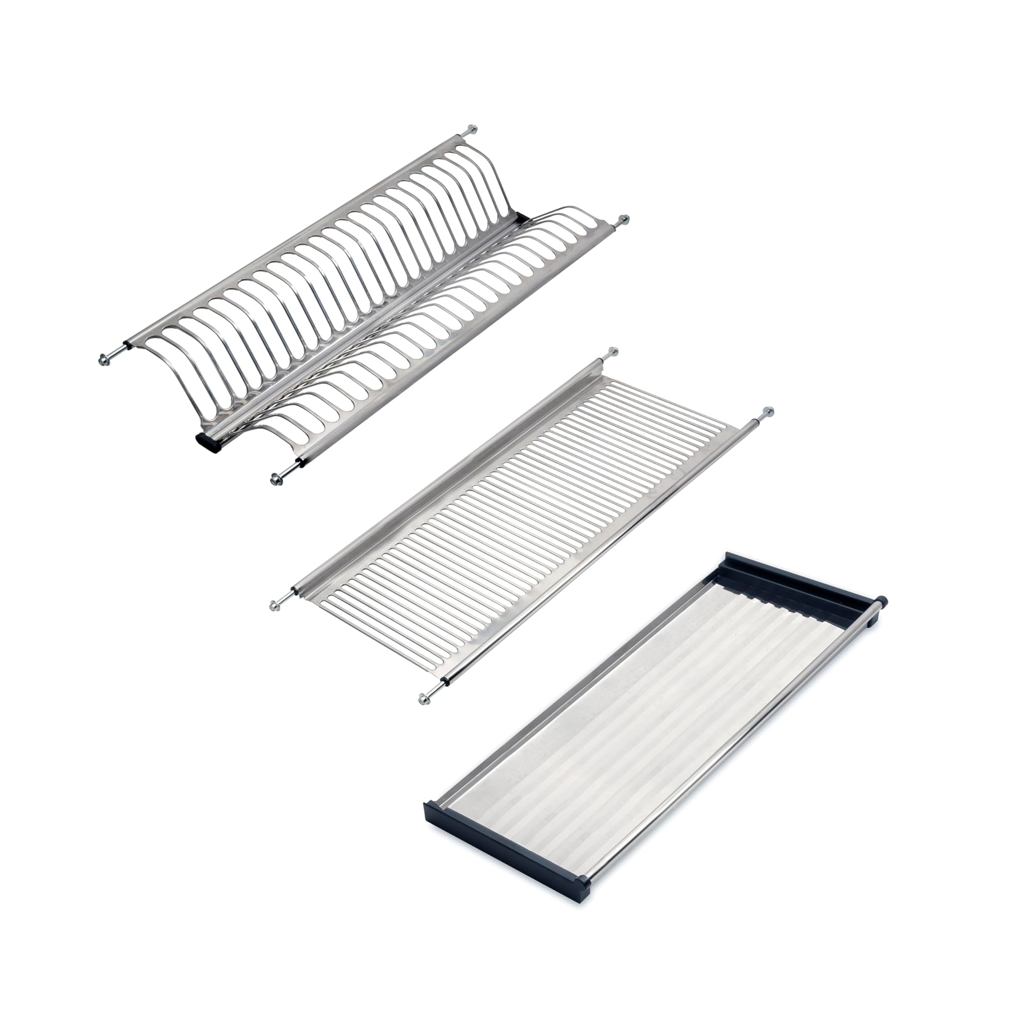 Emuca Scolapiatti Drynox Pensile 70cm, Cromato