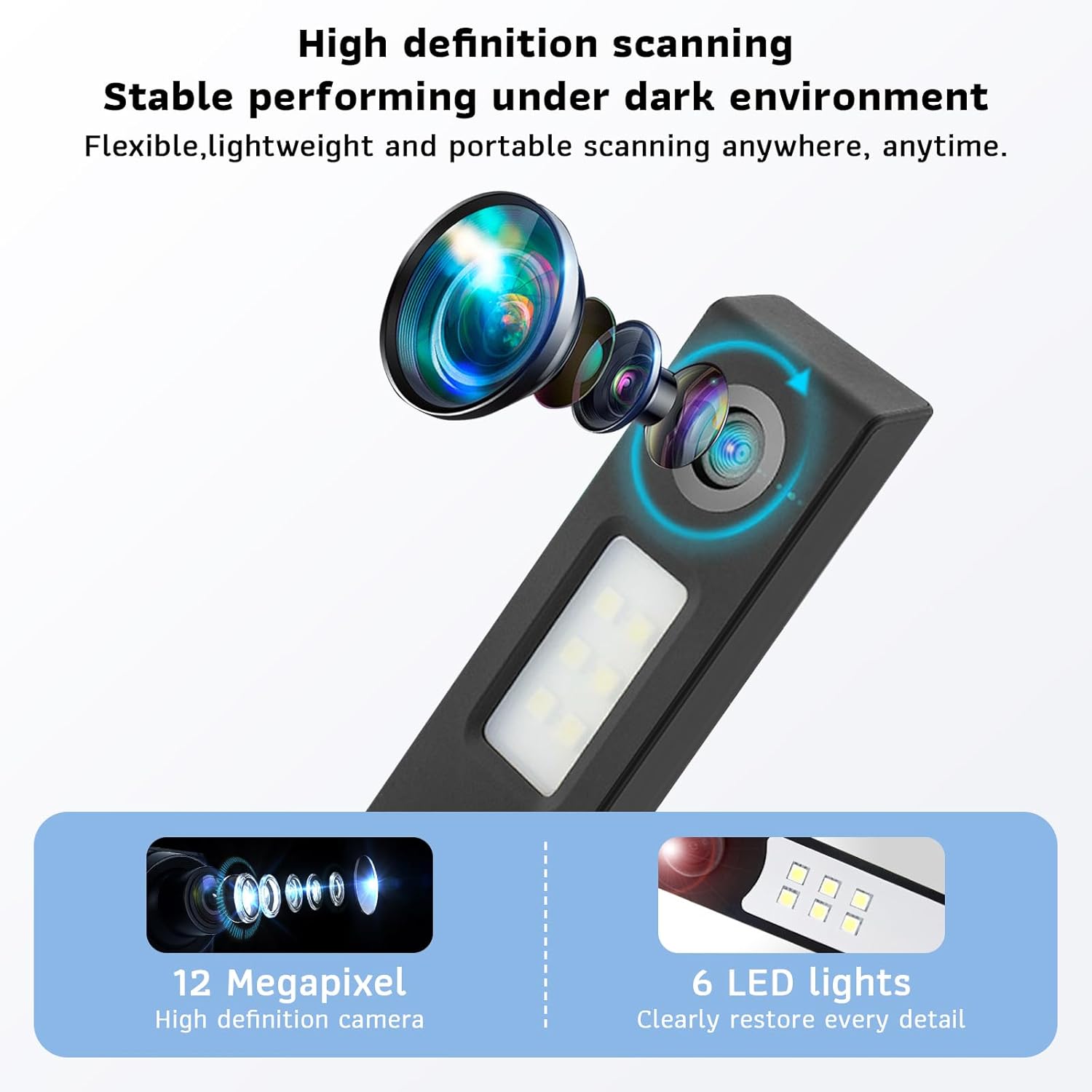 Fotocamera per Documenti Portatile 12 MP A3/A4 - immagine 2