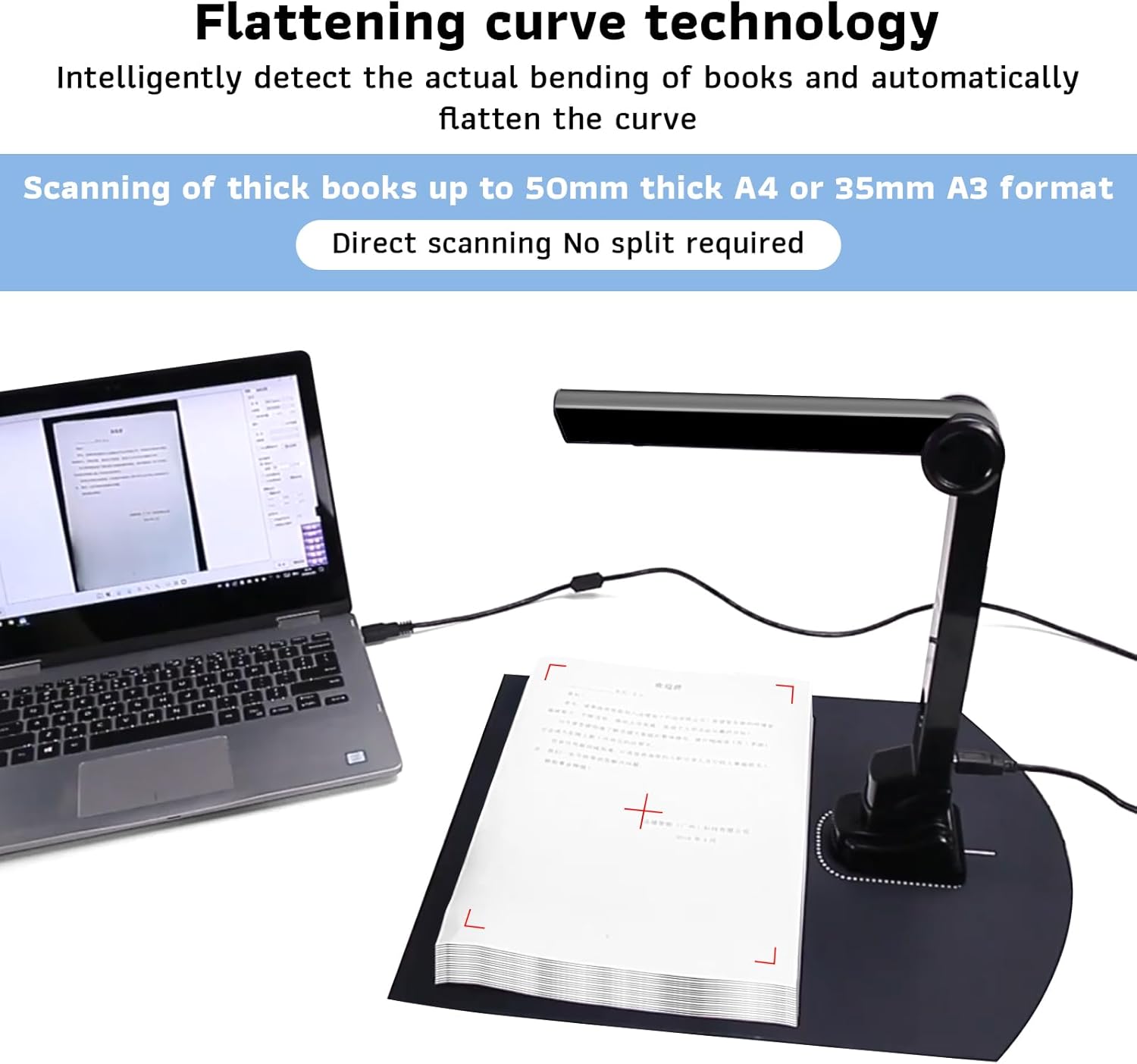 Fotocamera per Documenti Portatile 12 MP A3/A4 - immagine 6