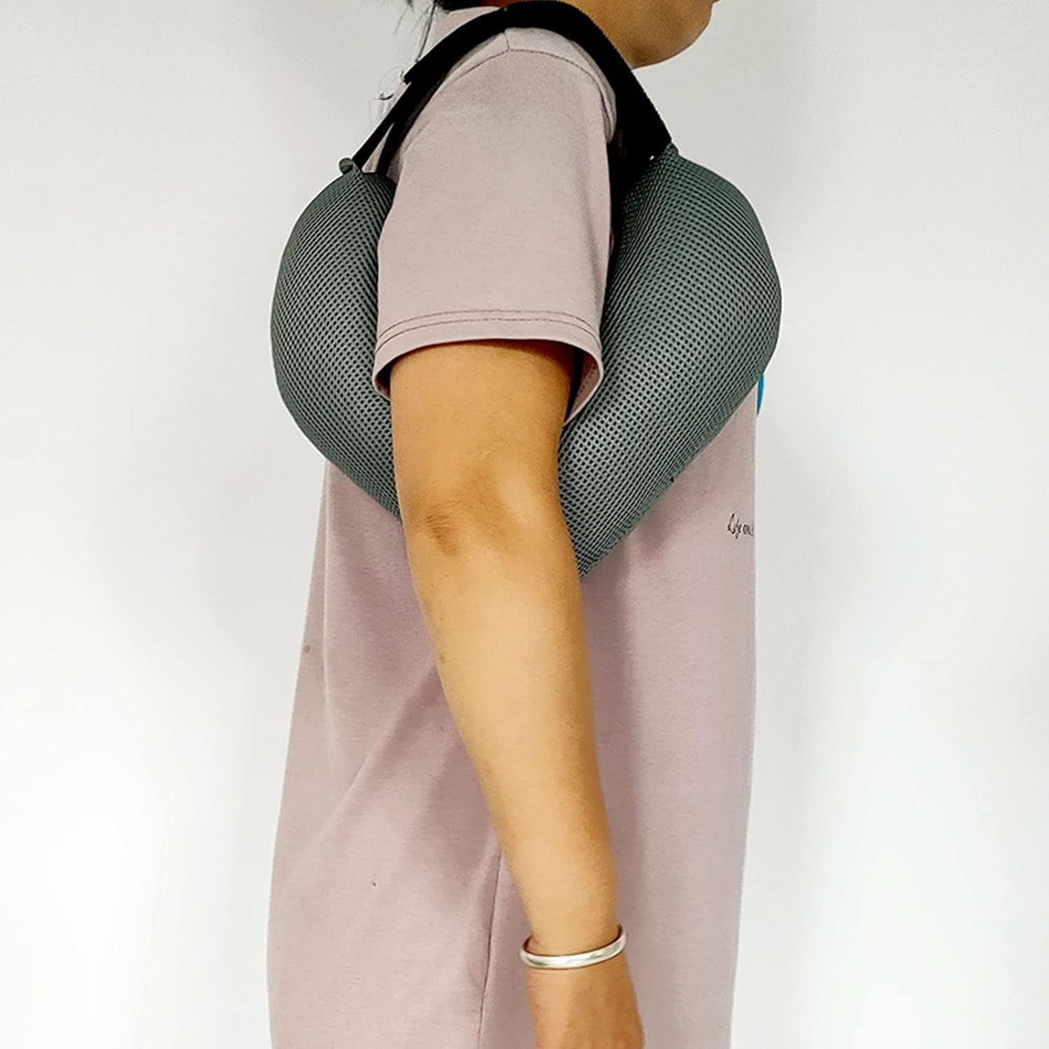 Cuscino per Ascelle in Morbido Cotone, Grigio - immagine 4