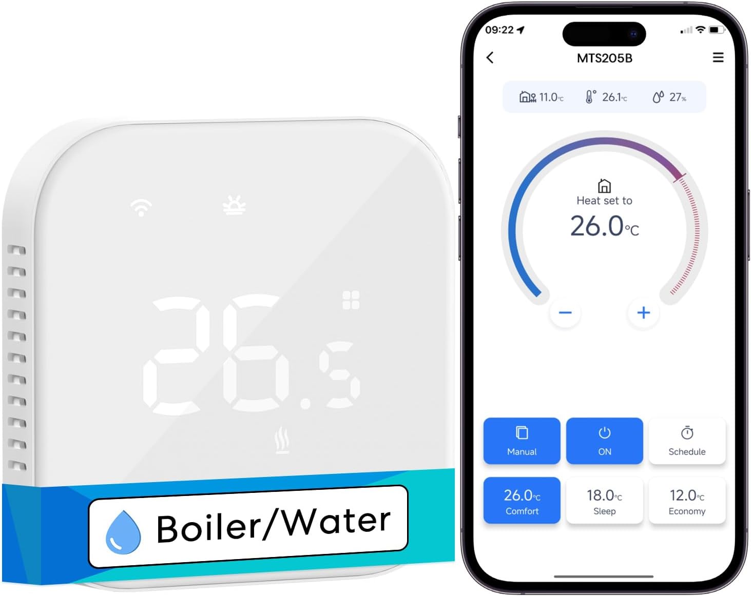 Meross Termostato WiFi Caldaia Smart - immagine 1