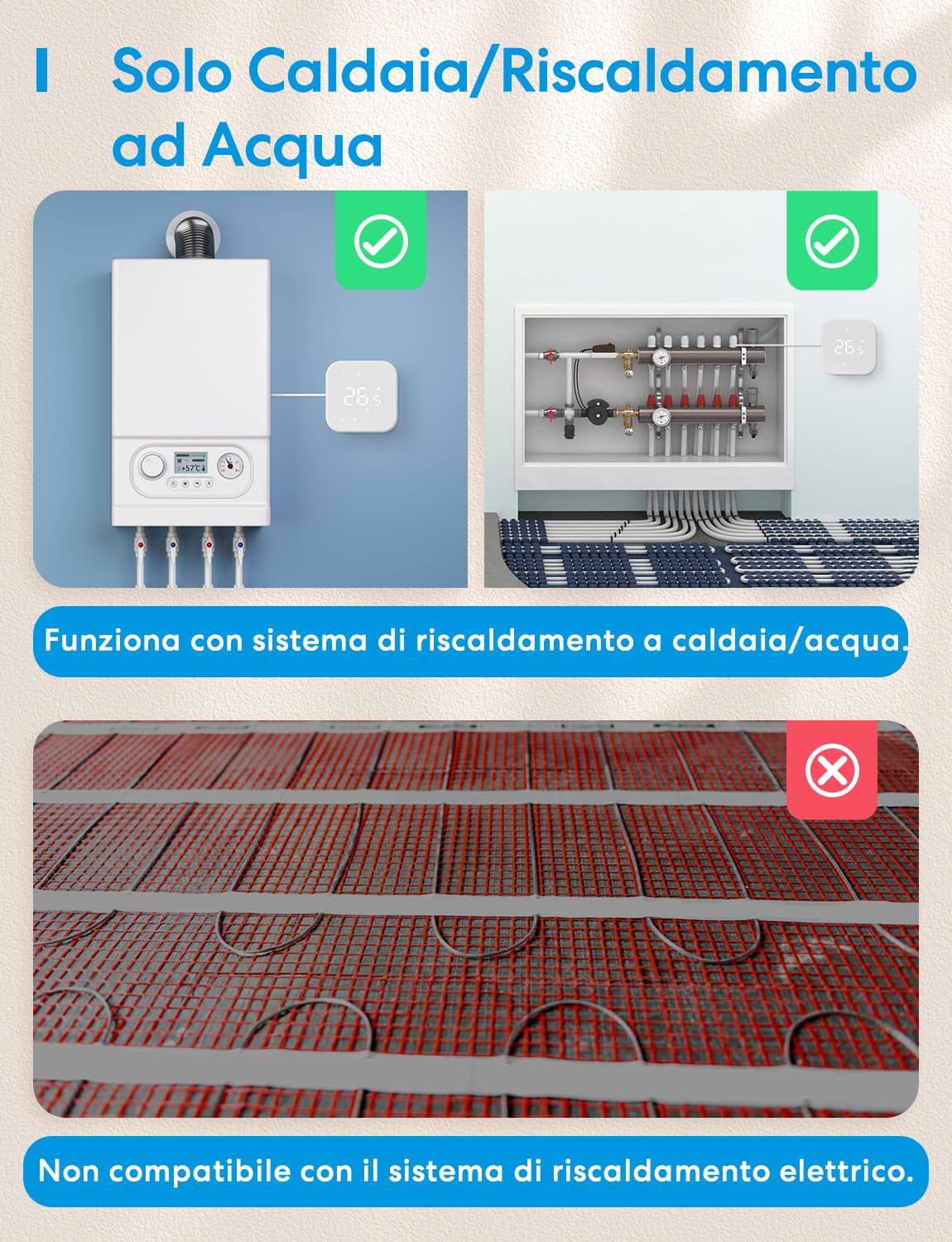 Meross Termostato WiFi Caldaia Smart - immagine 2