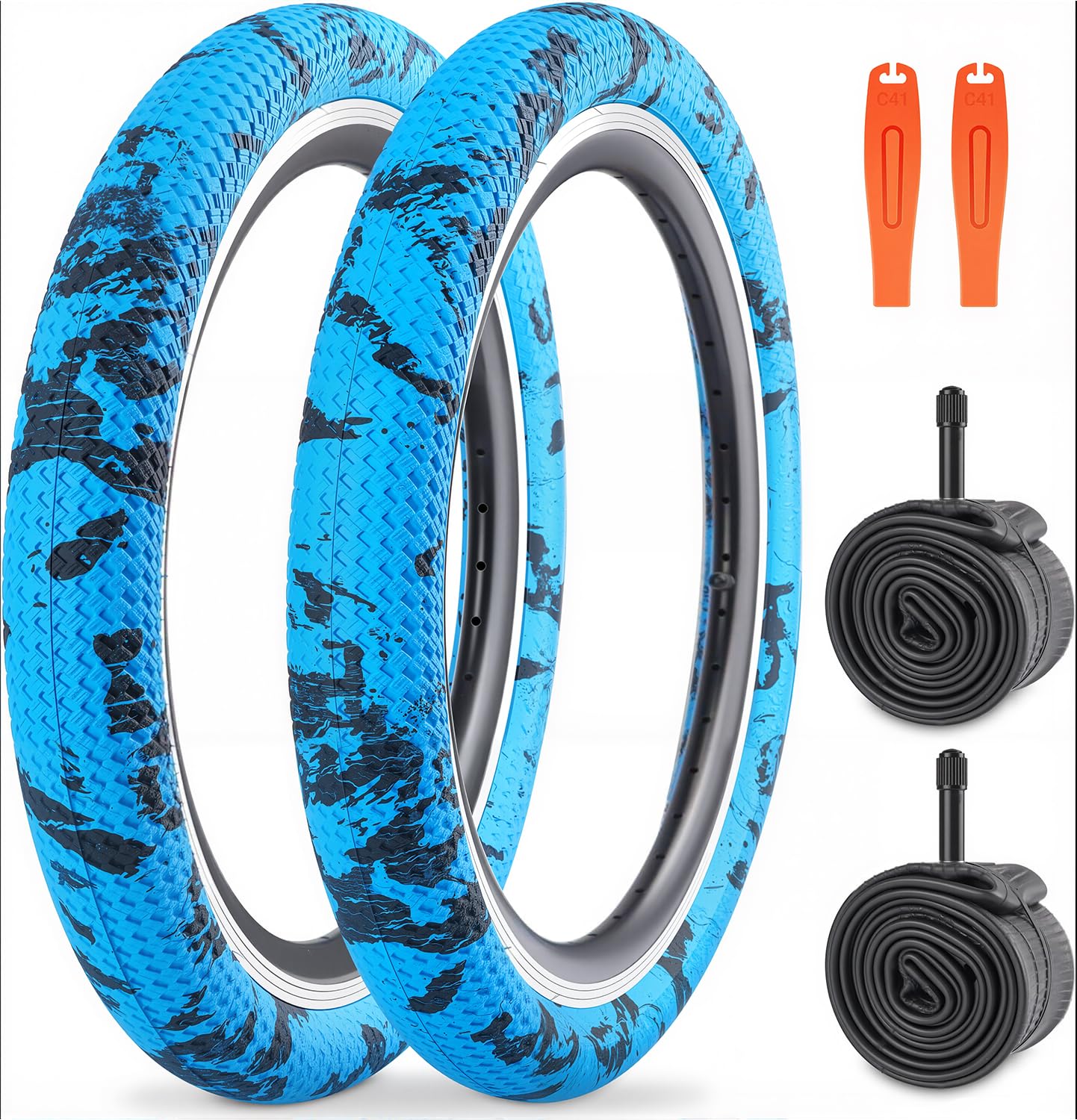 Zukka 2 Pneumatici Bicicletta 20 Pollici 30 TPI