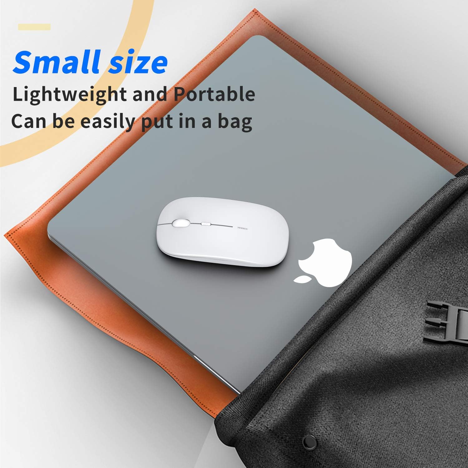 Anmck Mouse Wireless Silenzioso USB Ricaricabile - immagine 6