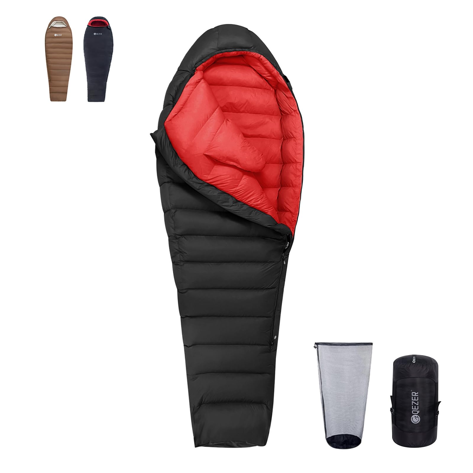 Qezer Sacco a Pelo Invernale Adulti -10℃~ -20℃ (1560g)