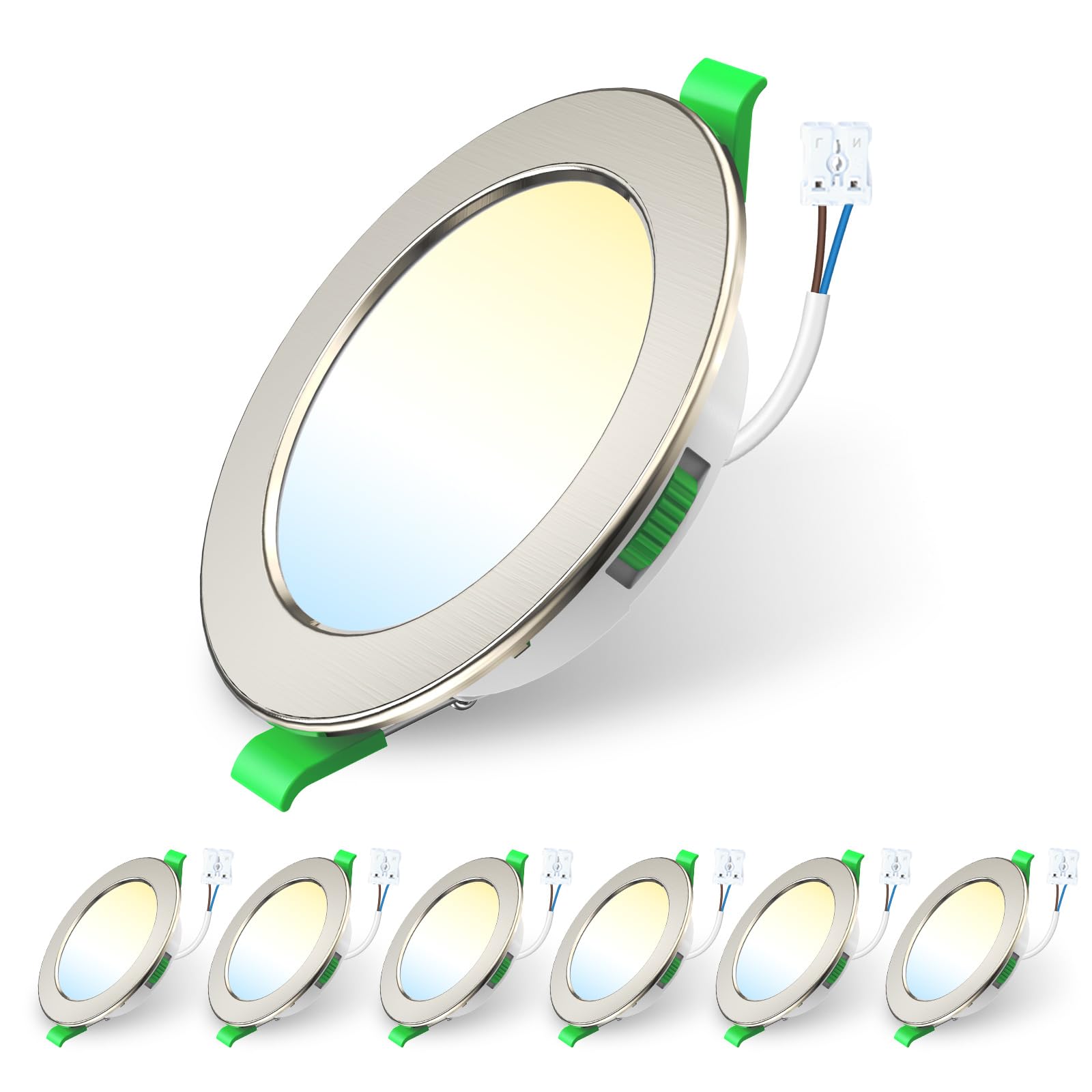 Alusso Lighting - Set 6 Faretti LED Incasso 7W