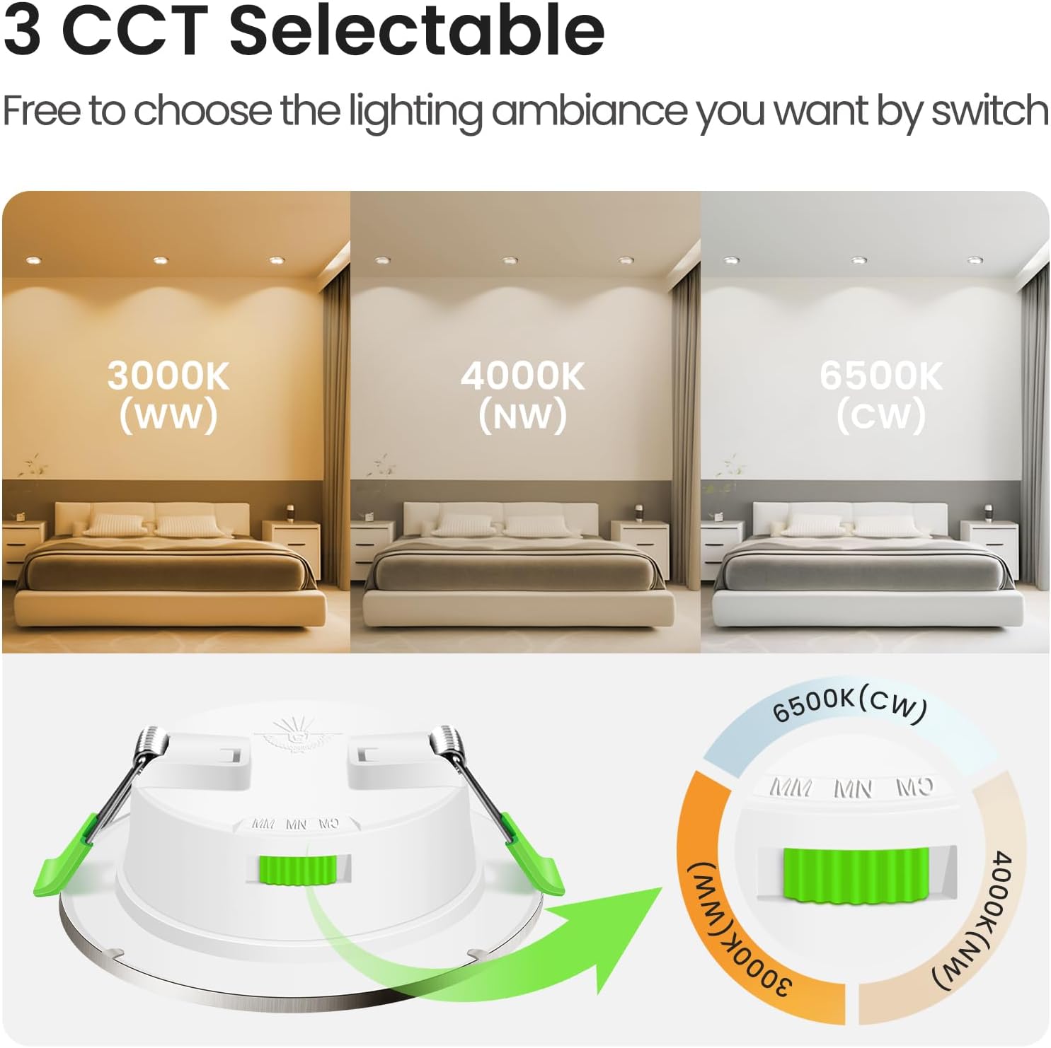 Alusso Lighting - Set 6 Faretti LED Incasso 7W - immagine 2