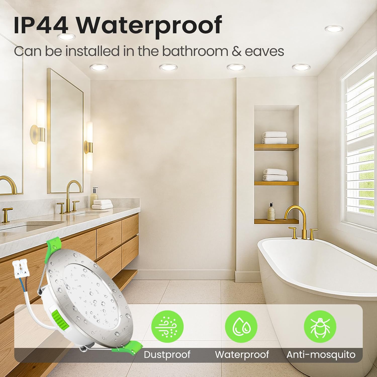 Alusso Lighting - Set 6 Faretti LED Incasso 7W - immagine 4