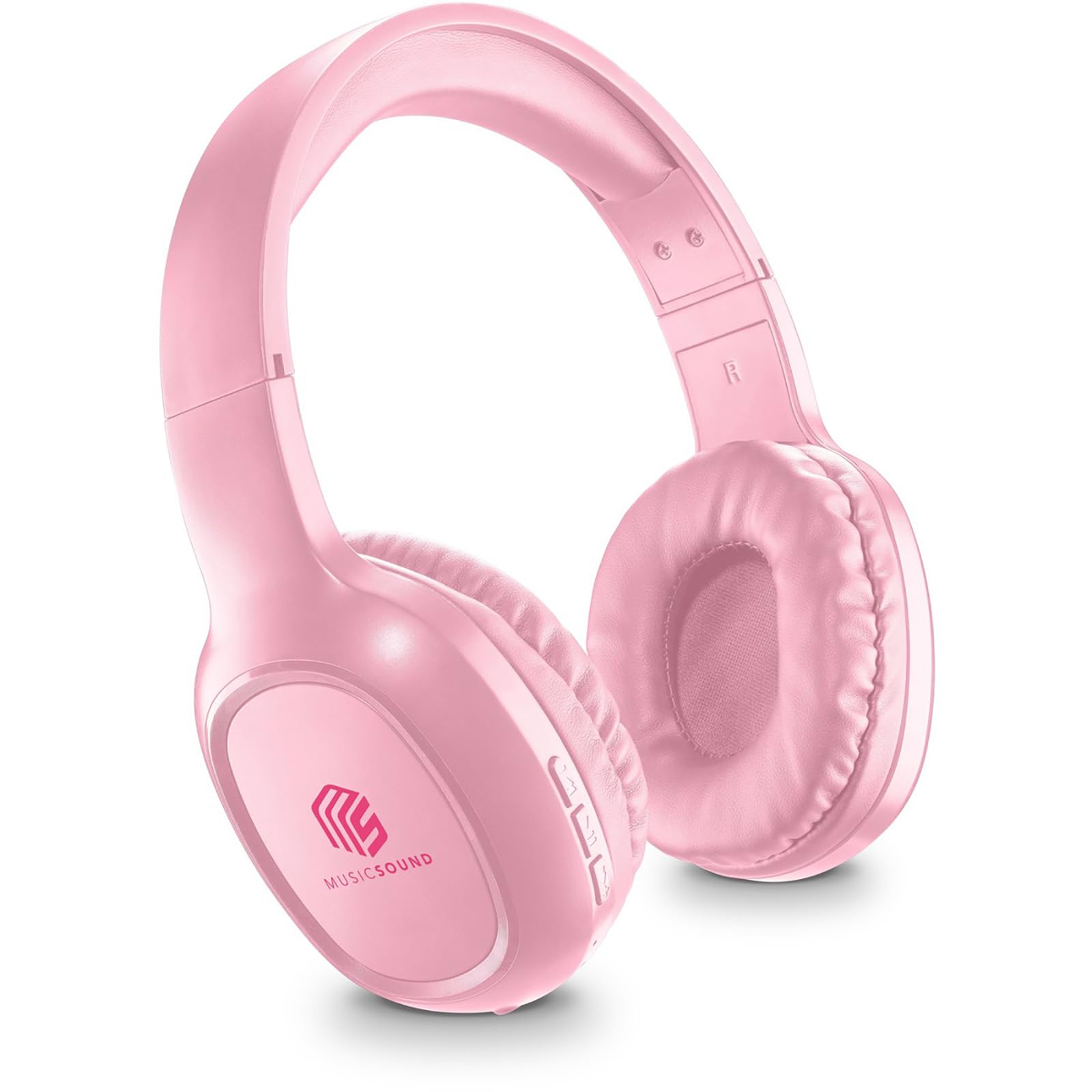 Music Sound HEADBAND Bluetooth Basic - Cuffie On Ear, Rosa