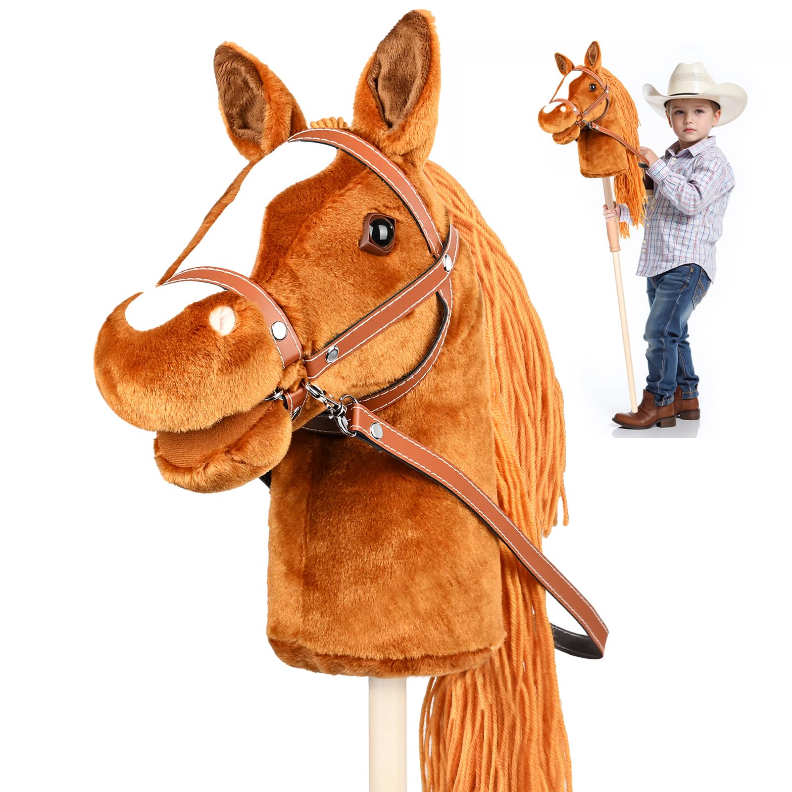 Diealles Shine Hobby Horse - Cavallo con Bastone per Bambini