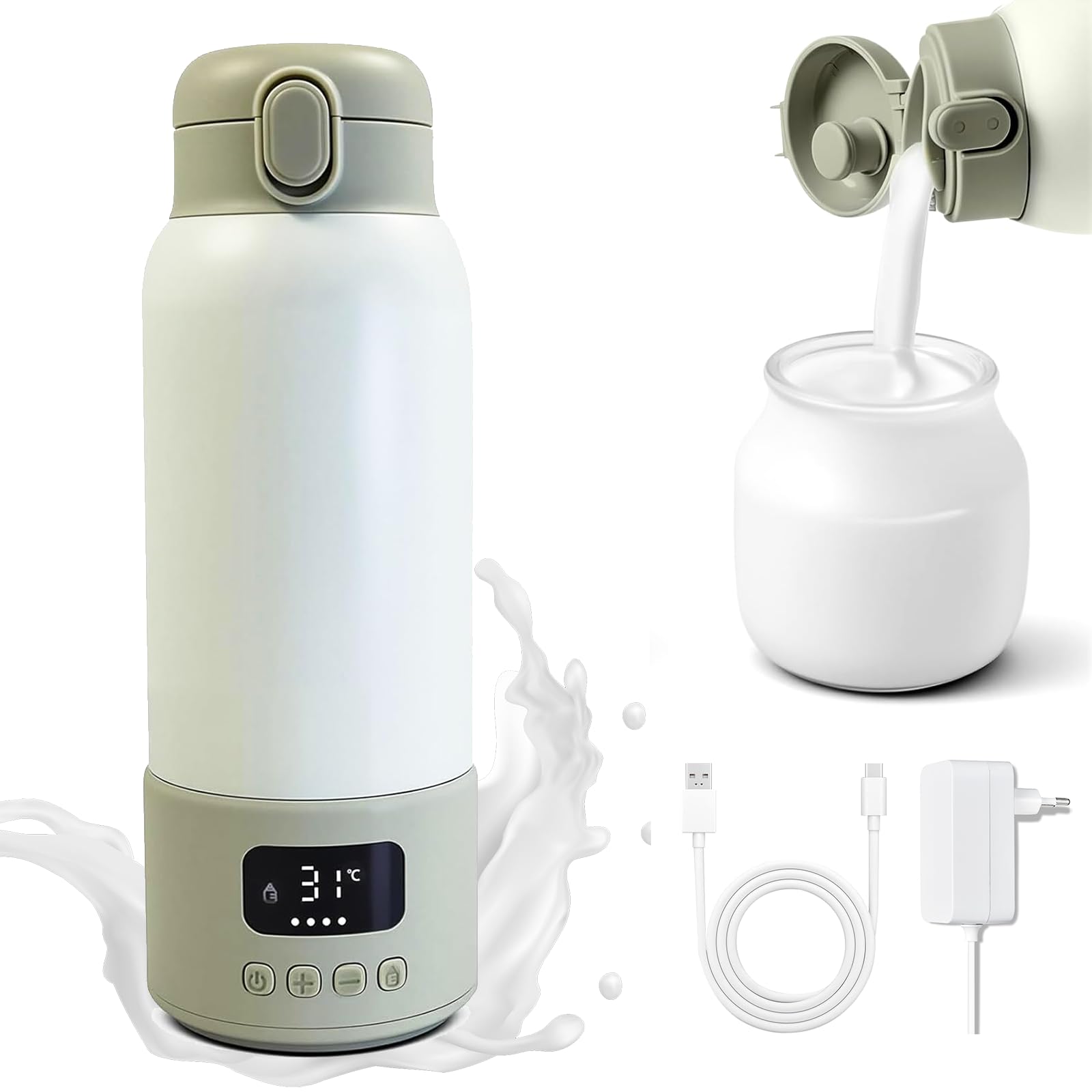 Scaldacollo Portatile 500ml per Bambini in Viaggio