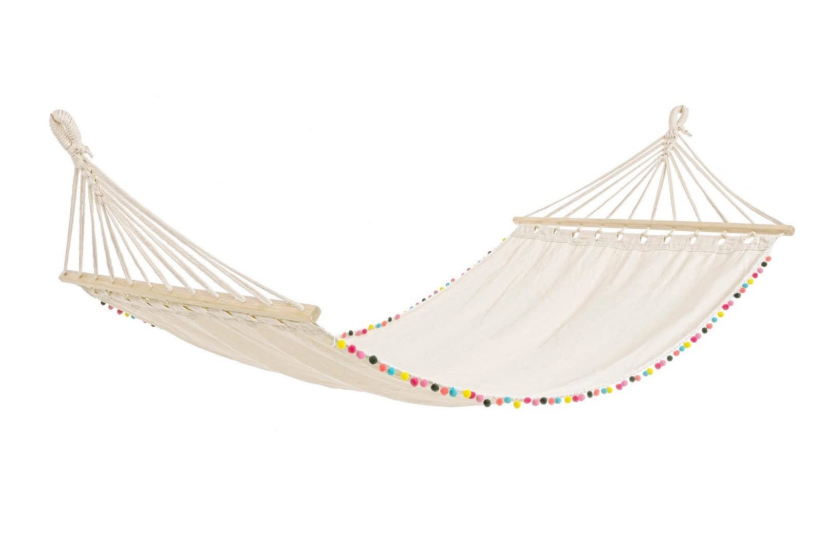 KONTE.DESIGN Amaca PON-PON con Asta in Legno