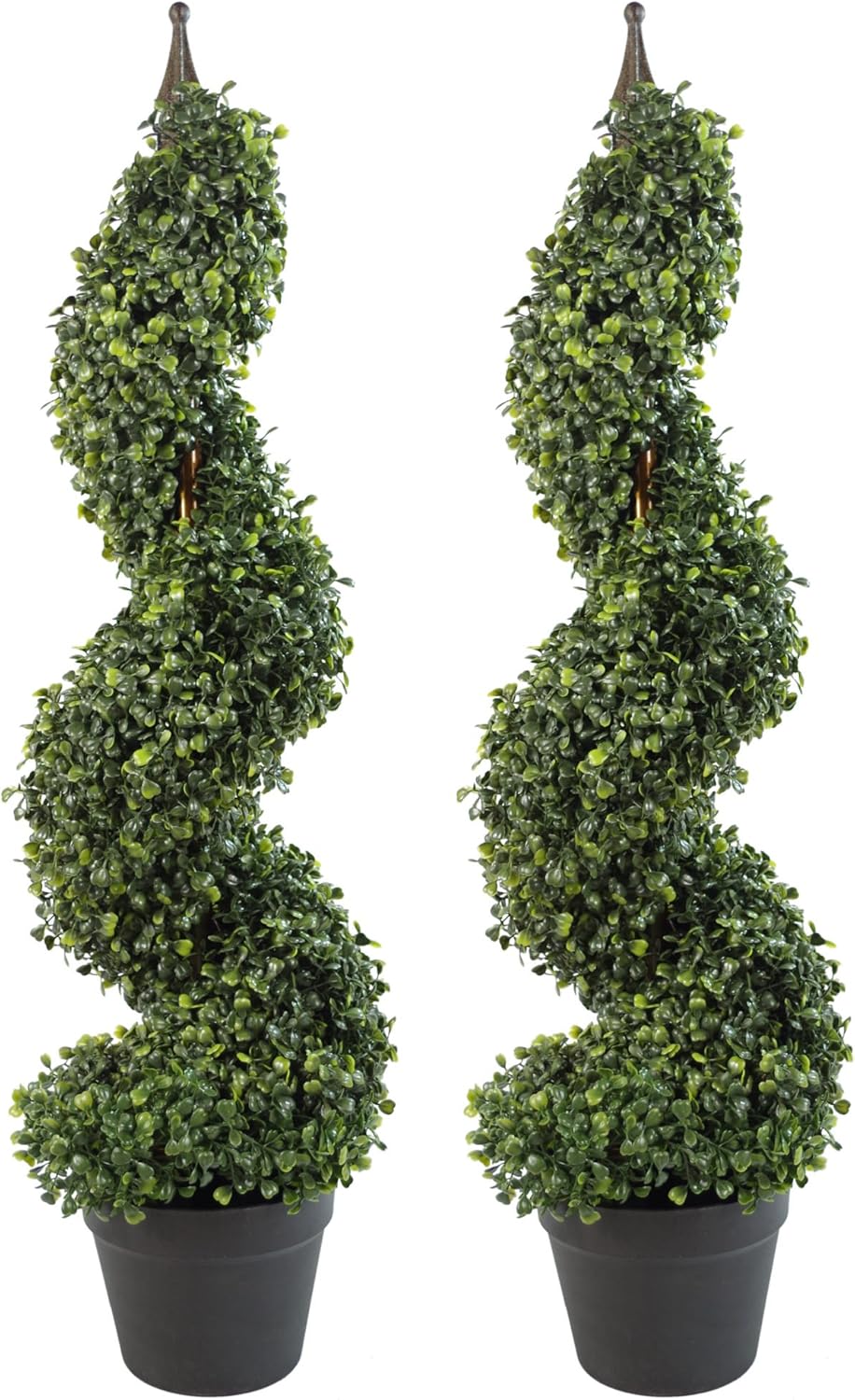 Leaf Foglia Artificiale - Albero Topiario a Spirale 90 cm, Verde