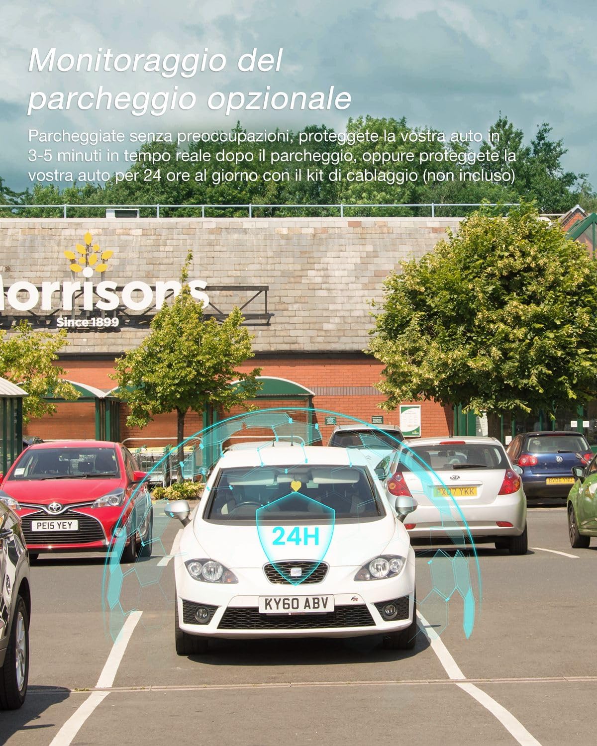 Izeeker Dashcam Frontale 4K QHD con SD 32G - immagine 5